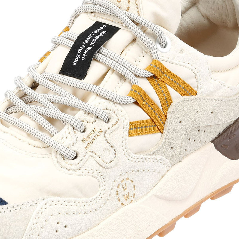 Flower Mountain Yamano 3 Universal Works Weiße Turnschuhe