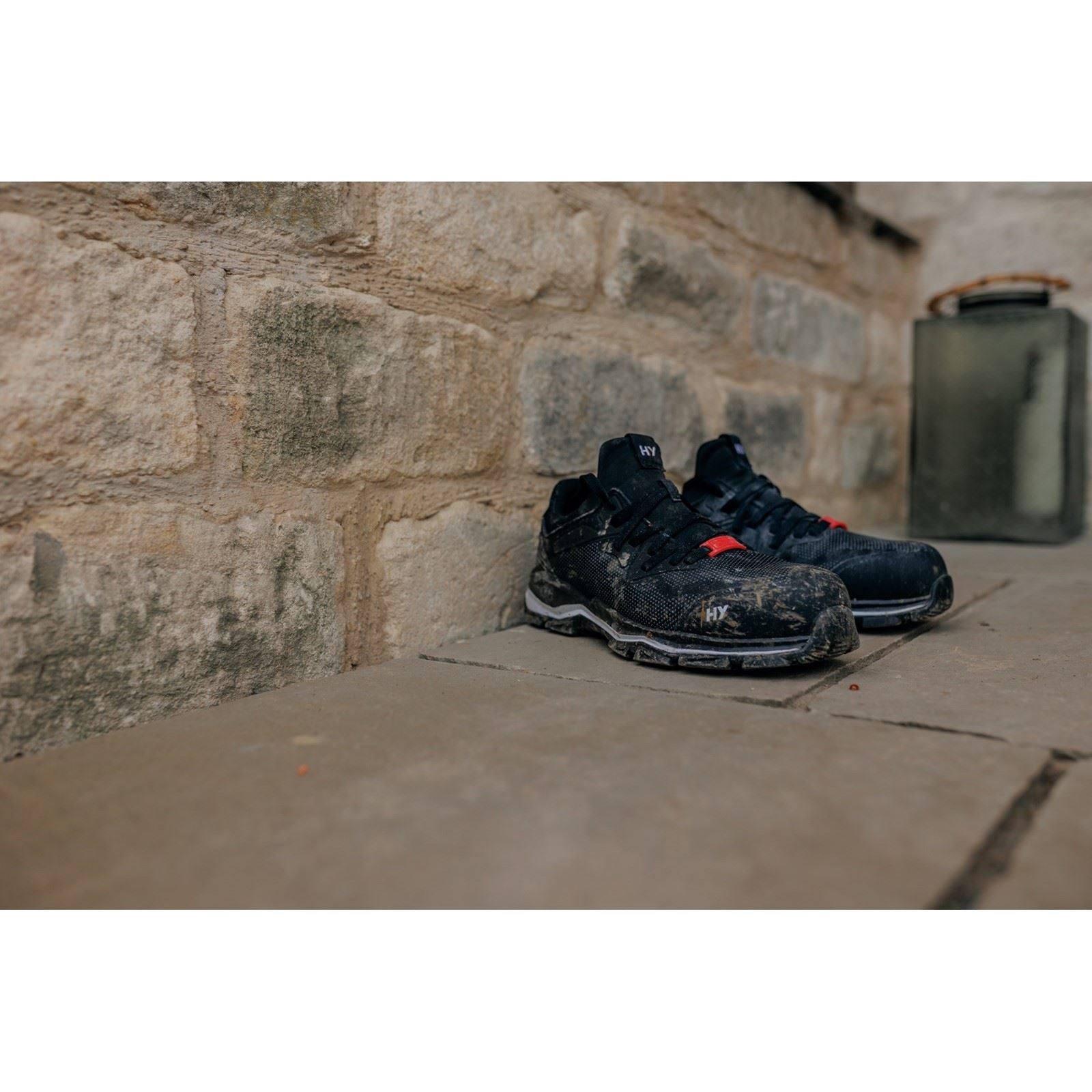 Hard Yakka Icon Synthetische Schwarze Farbe Sicherheits-Sneaker