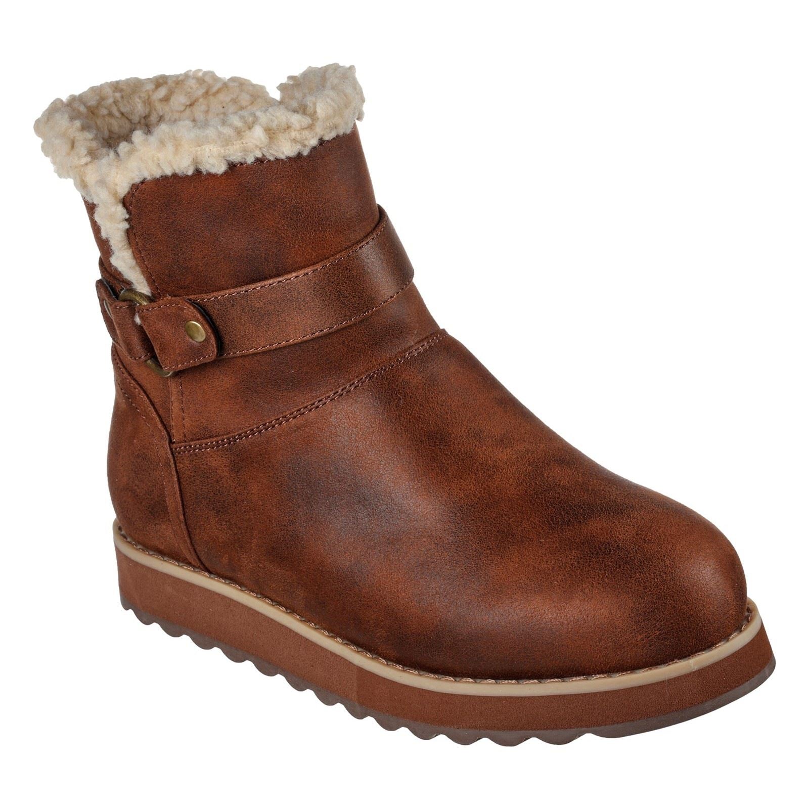 Skechers Keepsakes 2.0 Synthetik Damen Schokoladenstiefel