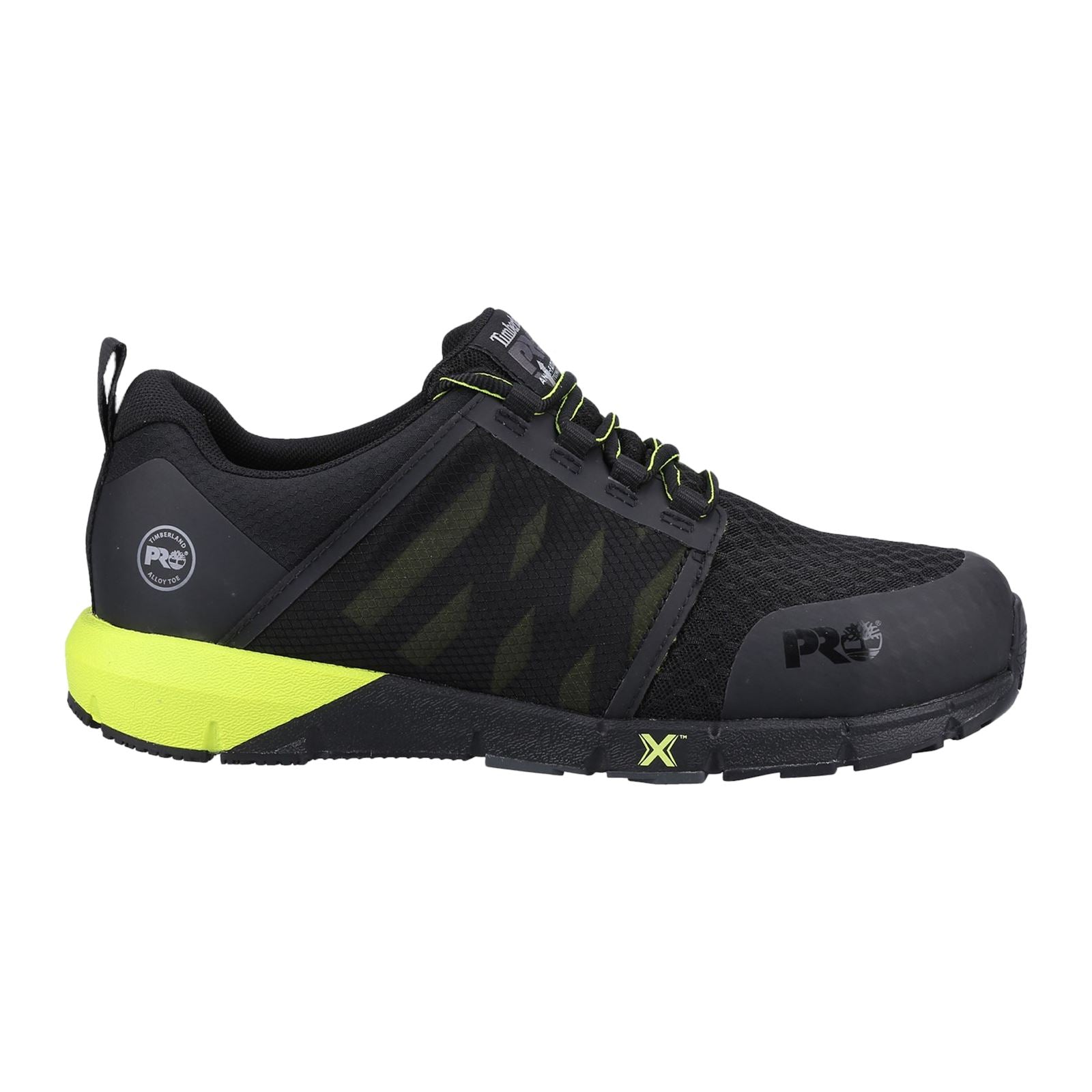 Timberland Pro Radius Textile Schwarz/Hi Viz Gelb Sicherheitssneaker