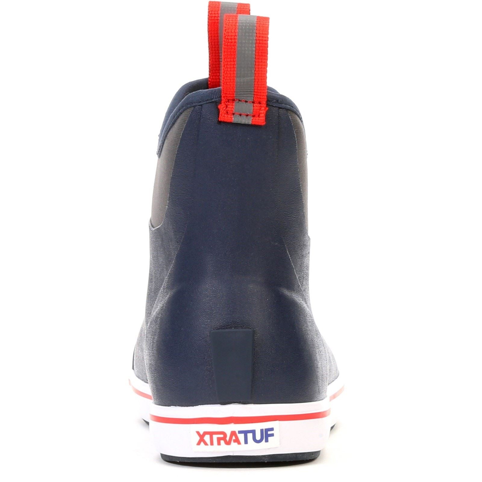 Xtratuf Knöcheldeckkautschuk Marineblau/Rot Gummistiefel