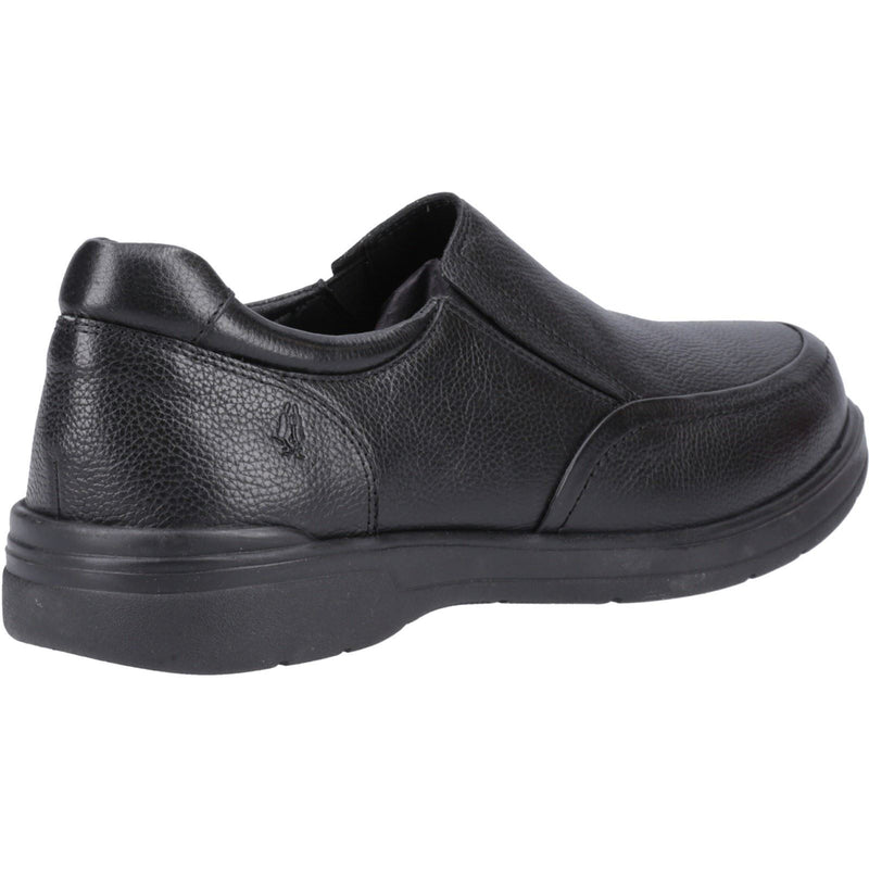 Hush Puppies Matthew Leder Herren Schwarze Mokassins