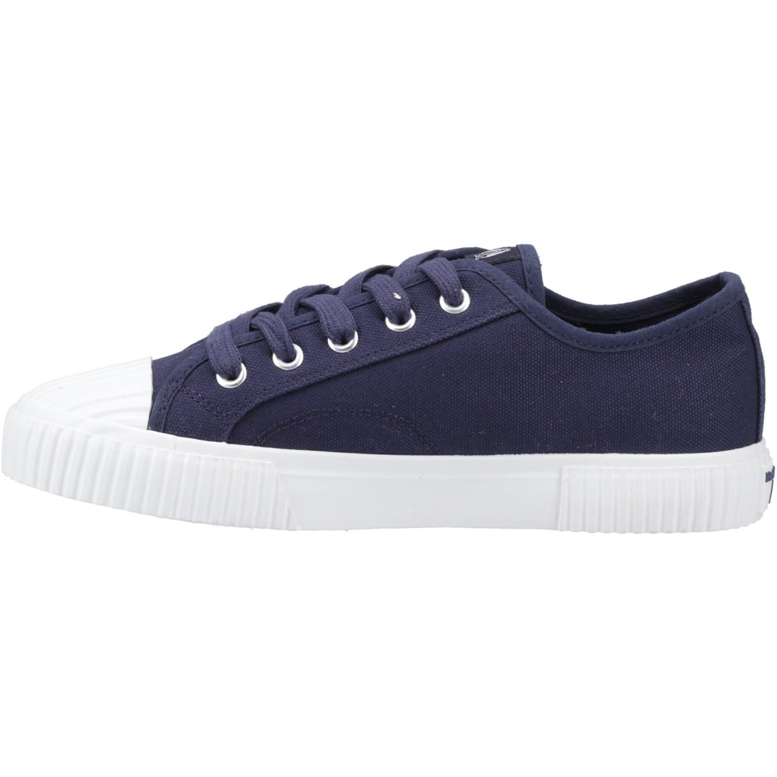 Hush Puppies Freya Canvas Textile Damen Sneaker In Marineblau