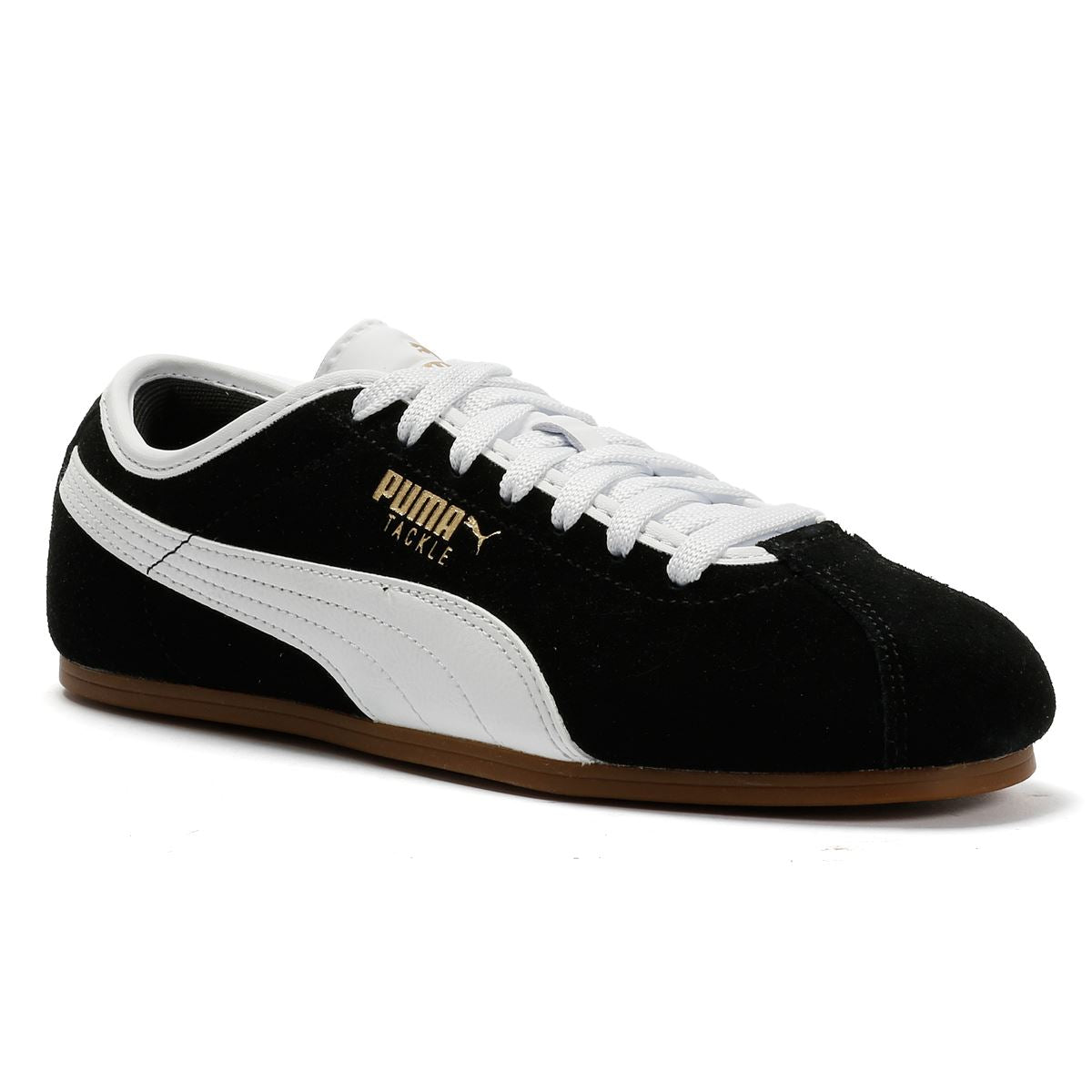 Puma Tackle Wildleder Damen Schwarz Sneakers