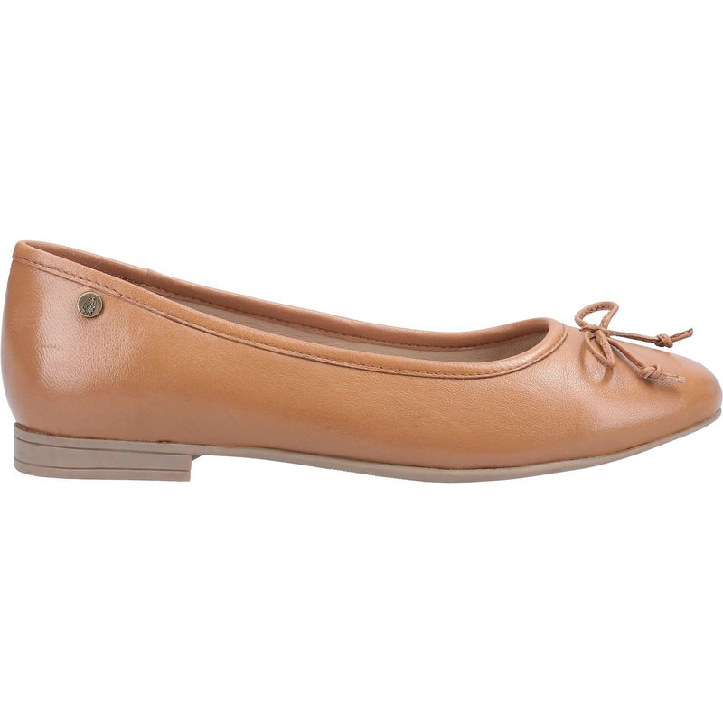 Hush Puppies Naomi Leder Damen Tan Flats.
