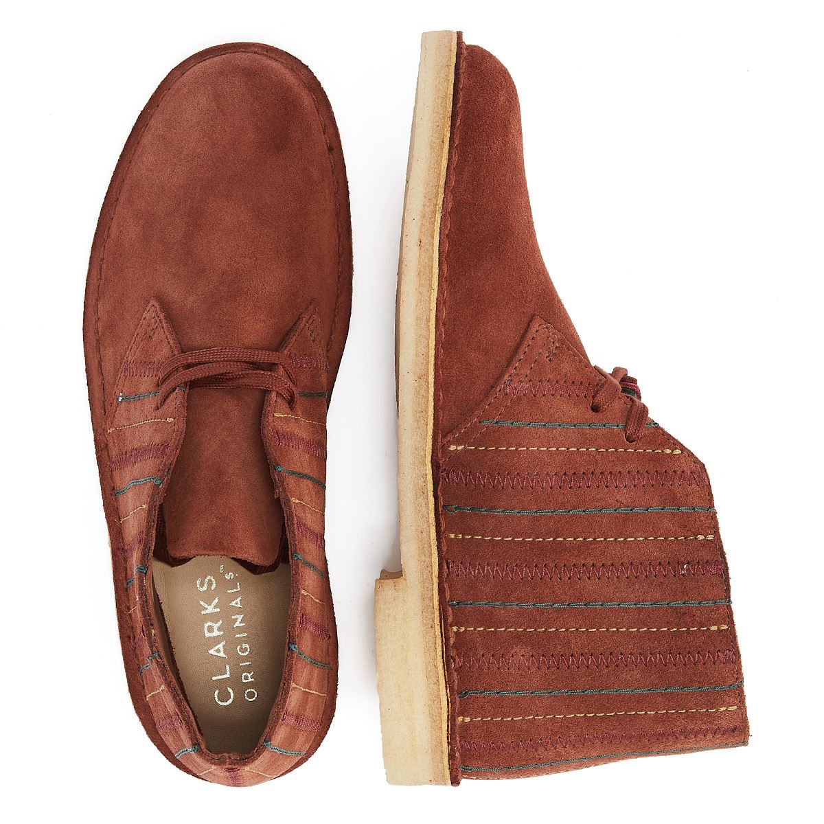 Clarks Originals Desert Boot Wildleder Rostbraune Herrenstiefel