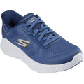 Skechers GO WALK NOW Payton Textile Herren Turnschuhe In Marineblau