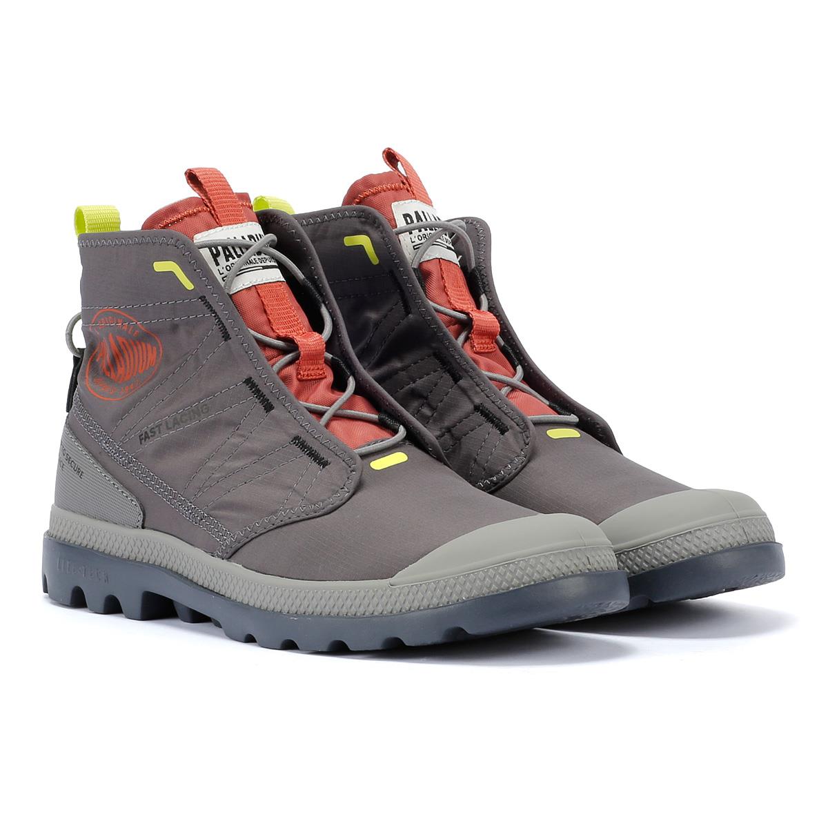 Palladium Pampa Travel Lite Herren Stiefel Aus Asphalt-Nylon
