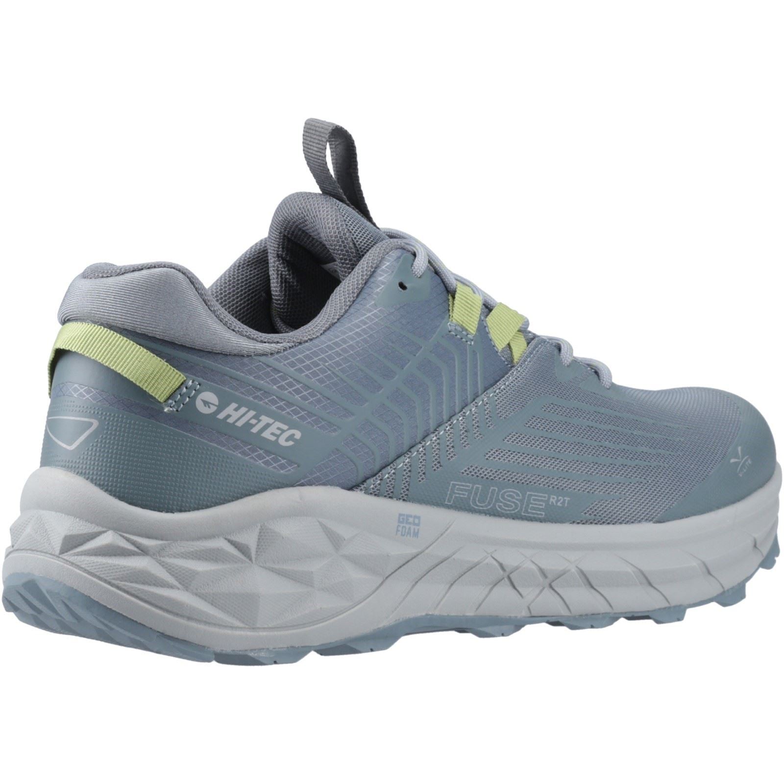 Hi-Tec Fuse Trail Low Polyesternetz Herren Sneaker In Dunkelschiefer/Unwetter