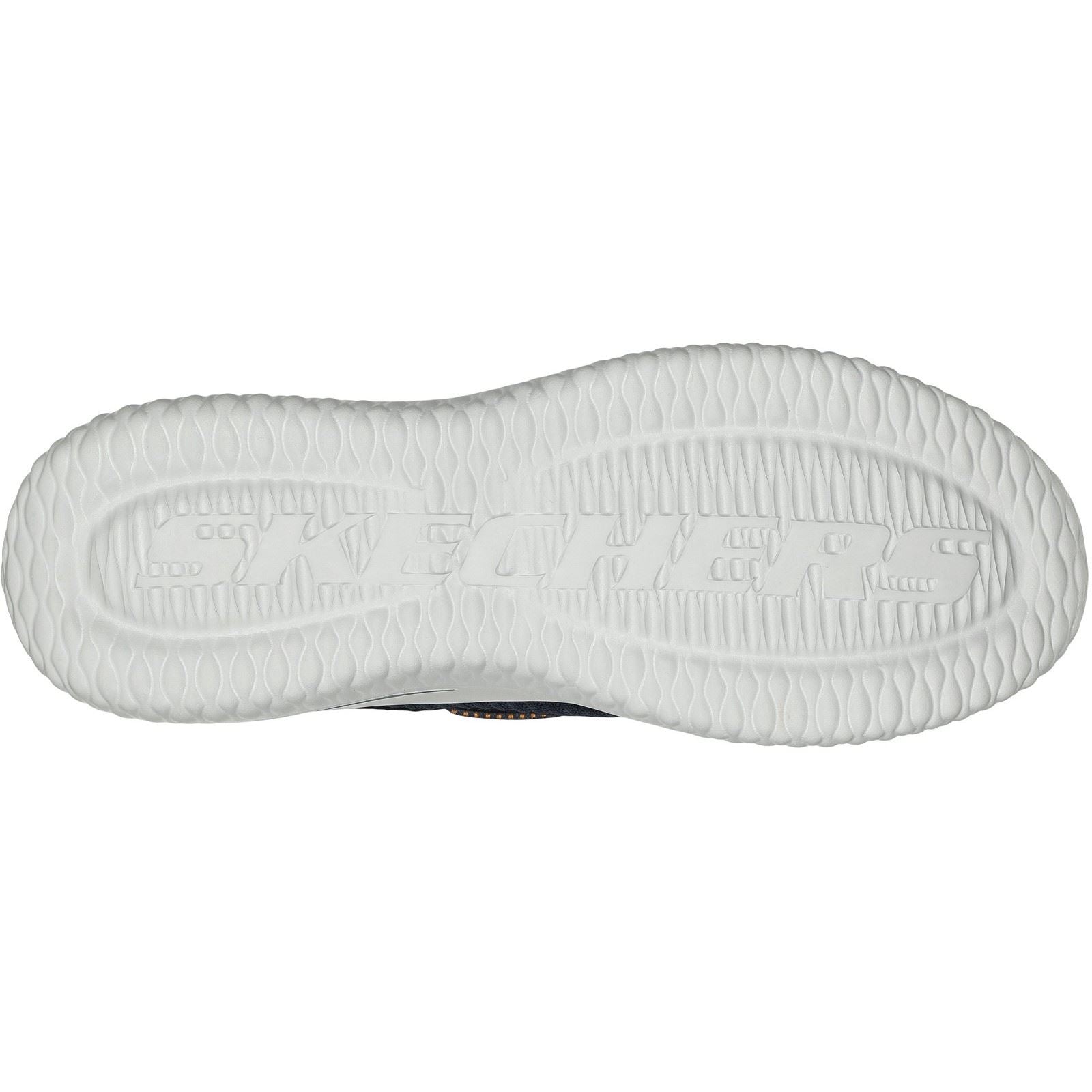Skechers Delson 3.0 Roth Textile Herren Turnschuhe In Marineblau