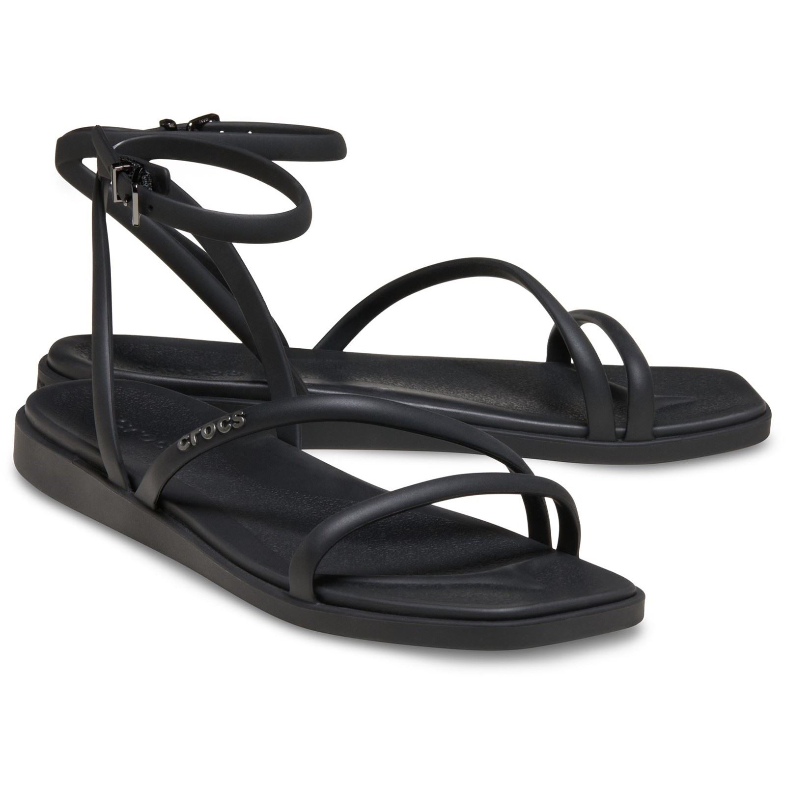 Crocs Miami Toe Loop Eva Damen Schwarze Sandalen