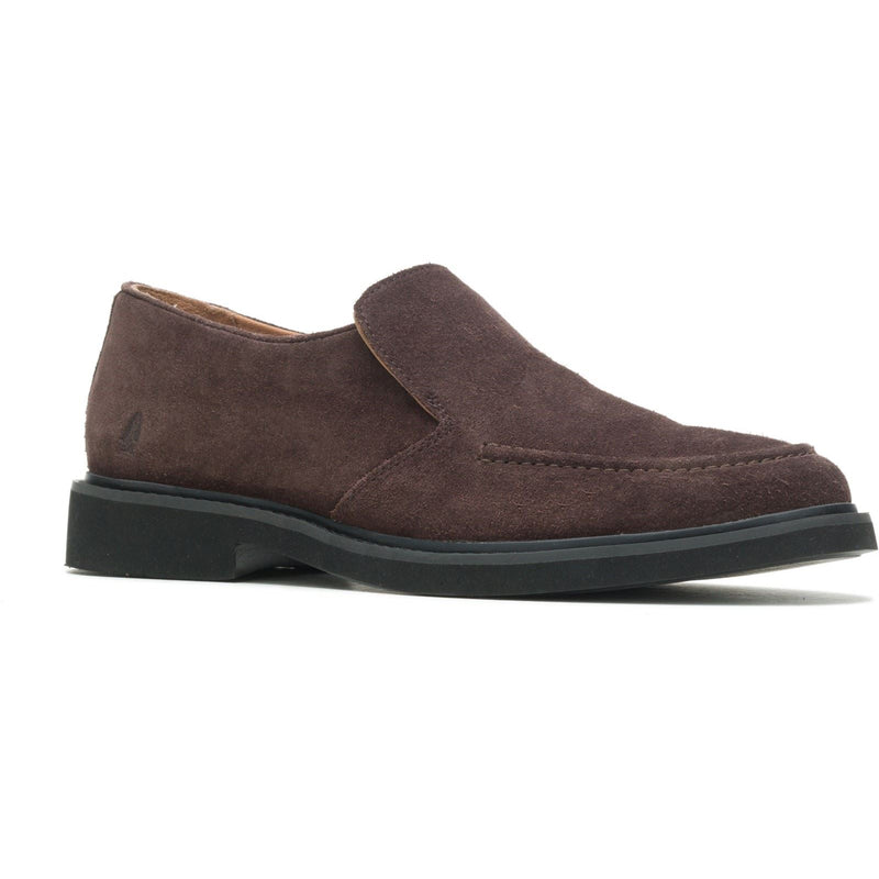 Hush Puppies Earl Slip On Wildleder Herren Braune Loafer