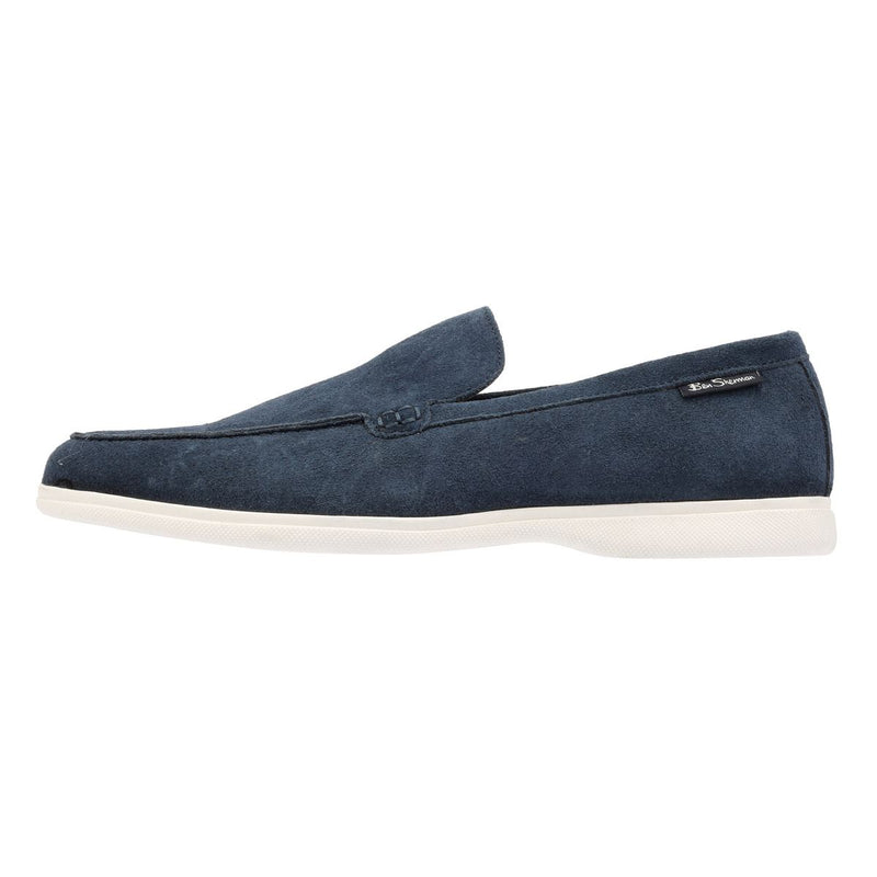 Ben Sherman Amarillo Herren Wildleder Mokassins In Blau