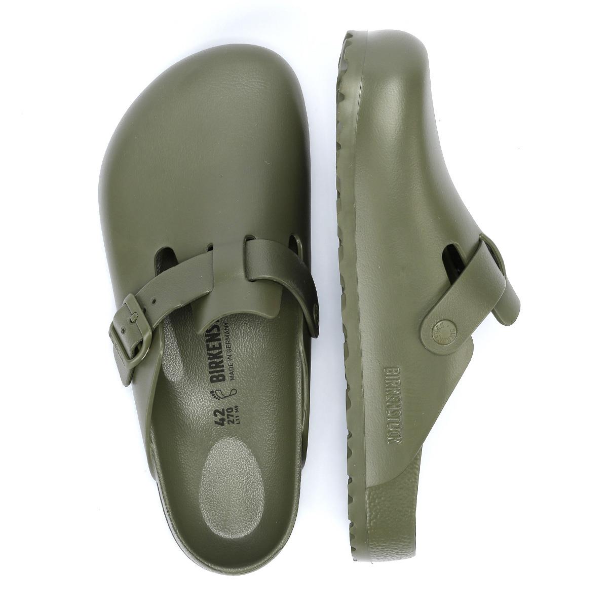 Birkenstock Boston Herren Khaki Clogs