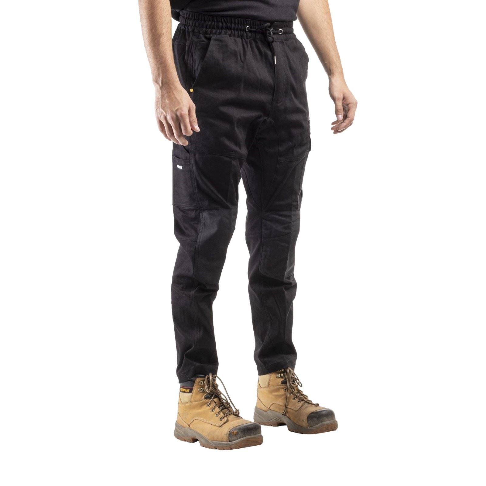Caterpillar Dynamic Baumwoll Herren Schwarze Farbe Outdoor Hosen