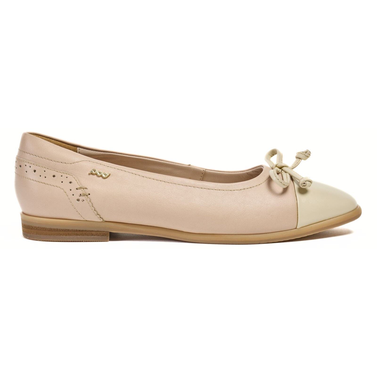 Pod Priya Damen Flache Schuhe Aus Leder In Pink