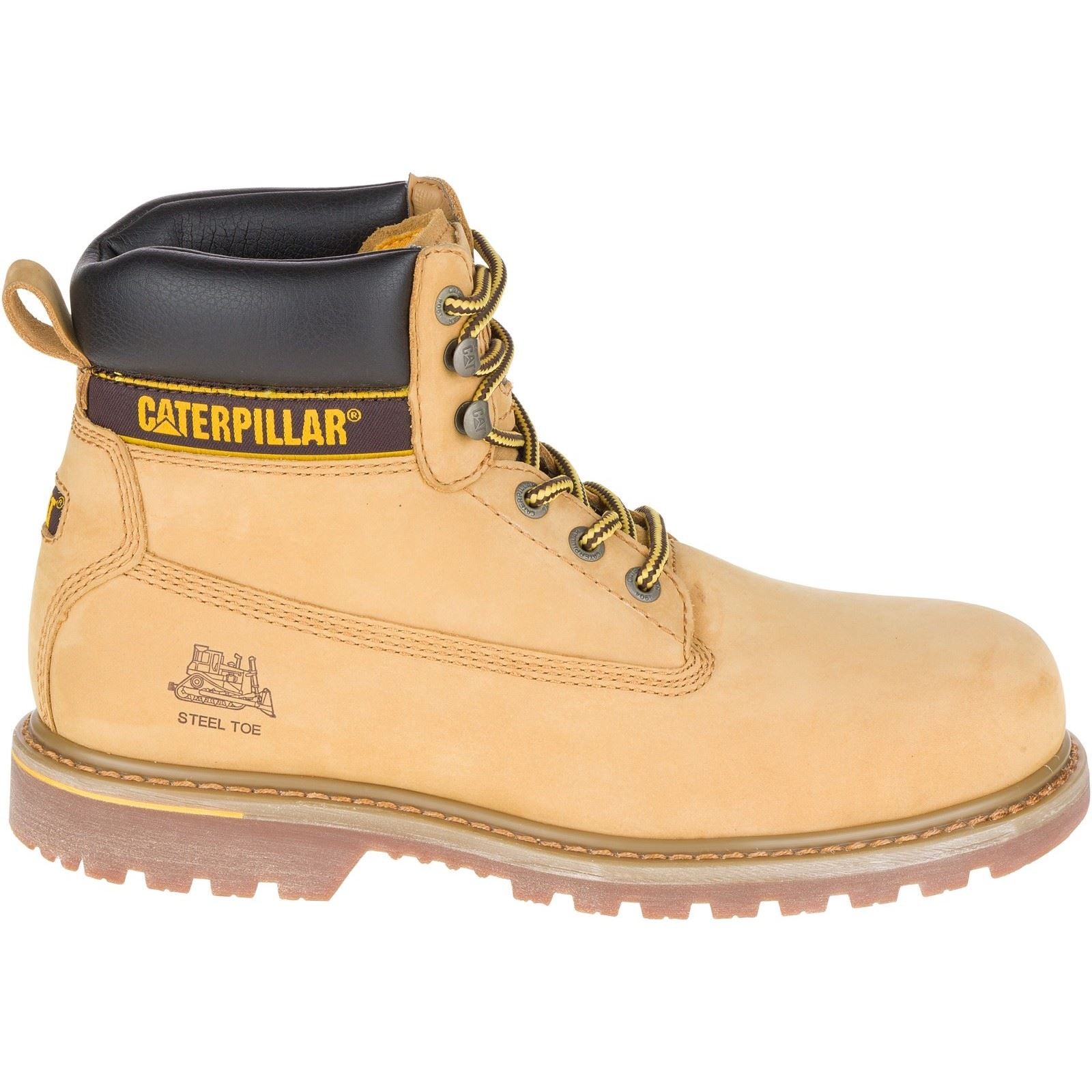 Caterpillar Holton  S3 Leder Honey Sicherheitsschuhe
