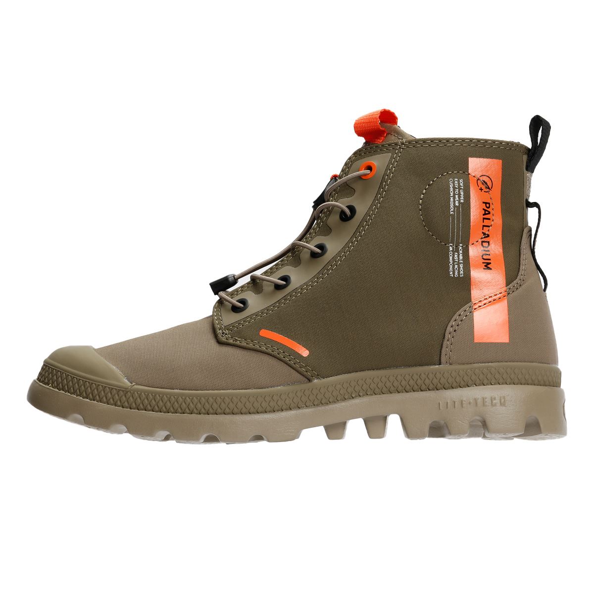 Palladium Pampa Lite Journey Grüne Stiefel