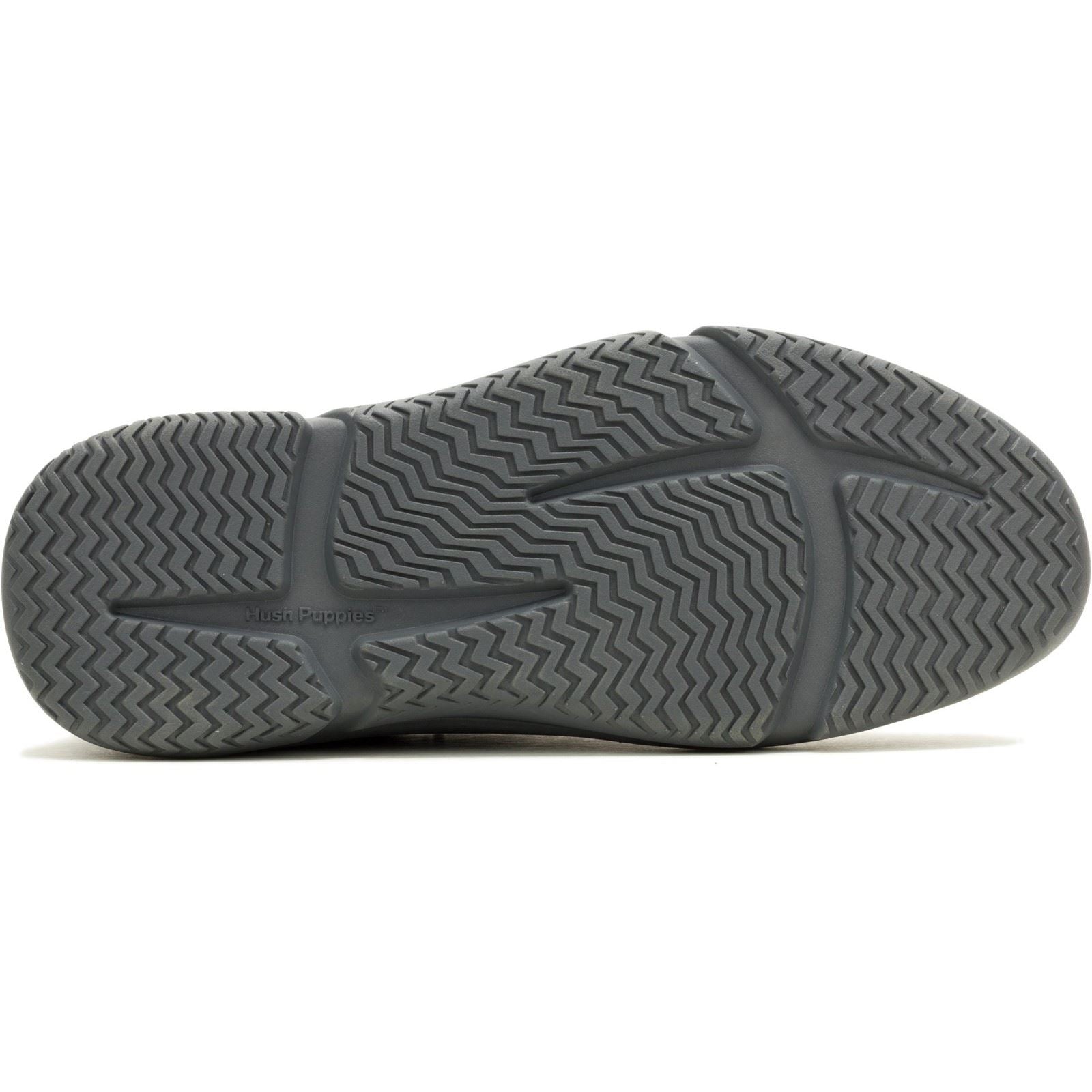 Hush Puppies Baylor Herren Schwarz Leder Sneakers