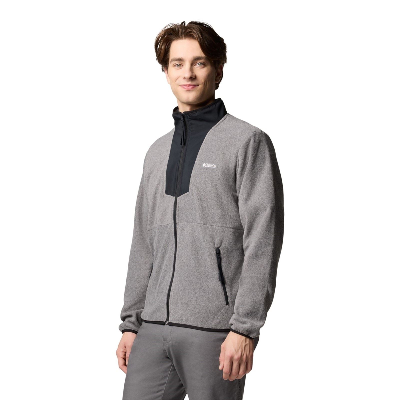 Columbia Sequoia Grove Full Zip Herren Graue Fleecejacke