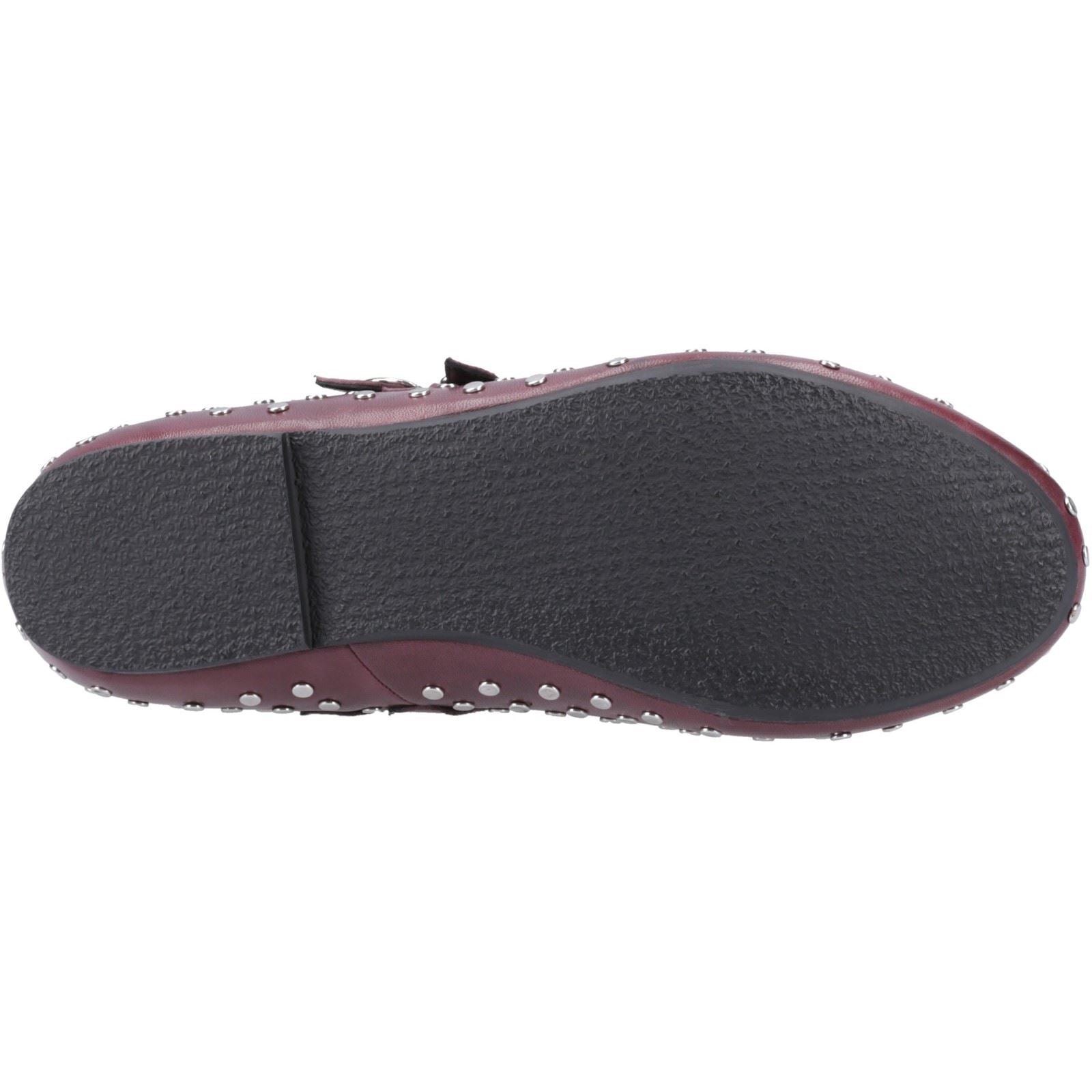 Hush Puppies Nixie Damen Lila Lederschuhe