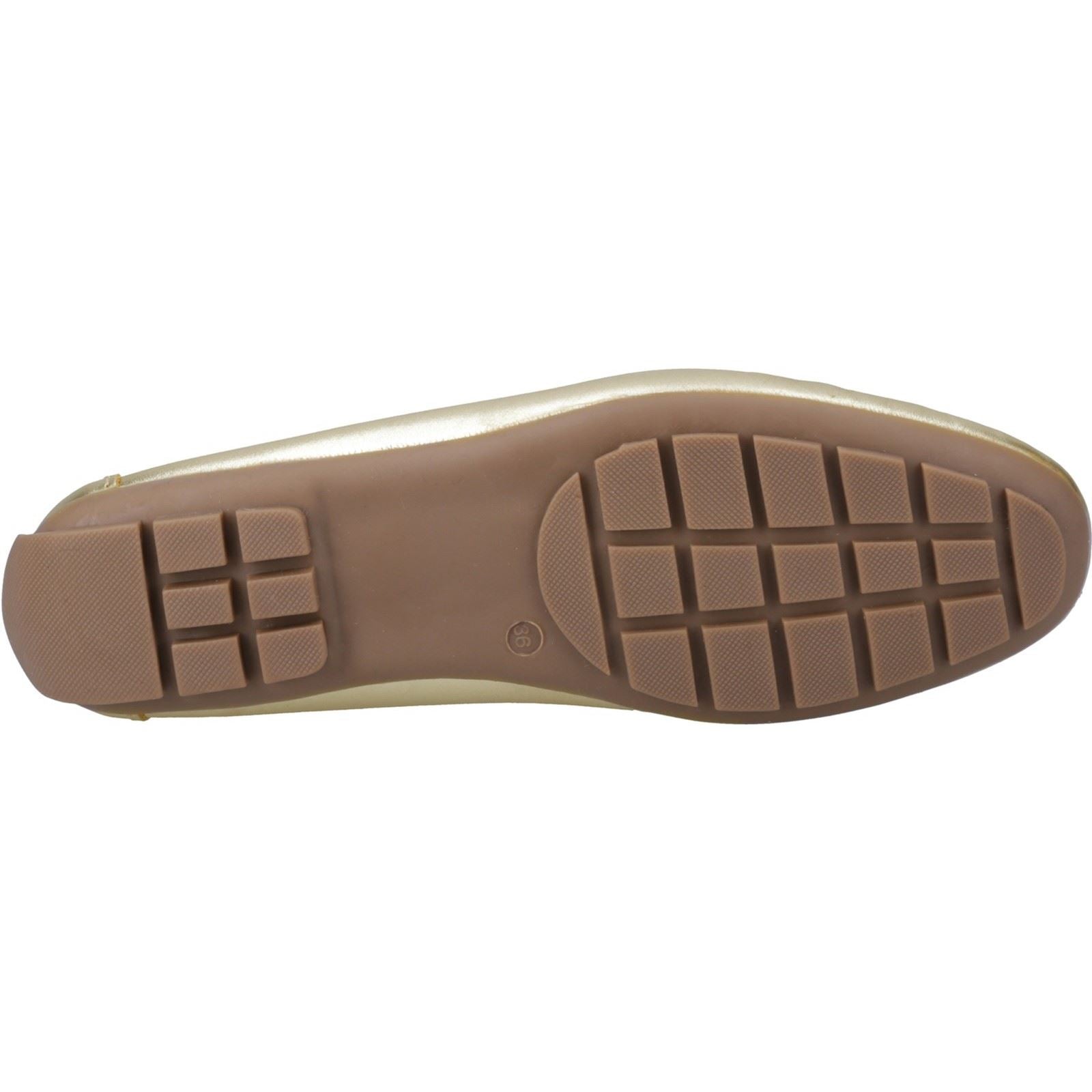 Hush Puppies Eleanor Damen Slipper Aus Leder In Gold