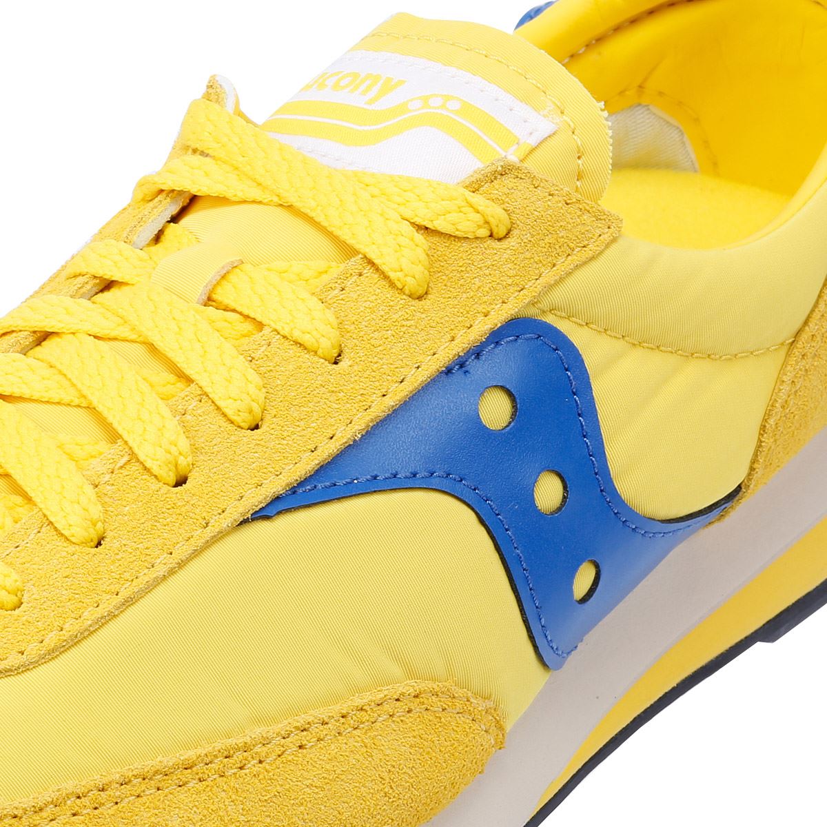 Saucony Trainer 80 Gelbe Wildleder Sneakers
