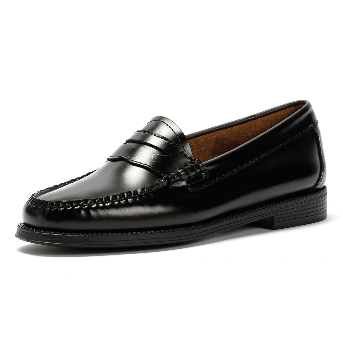 G. H. Bass Weejun II Leder Damen Schwarze Slipper