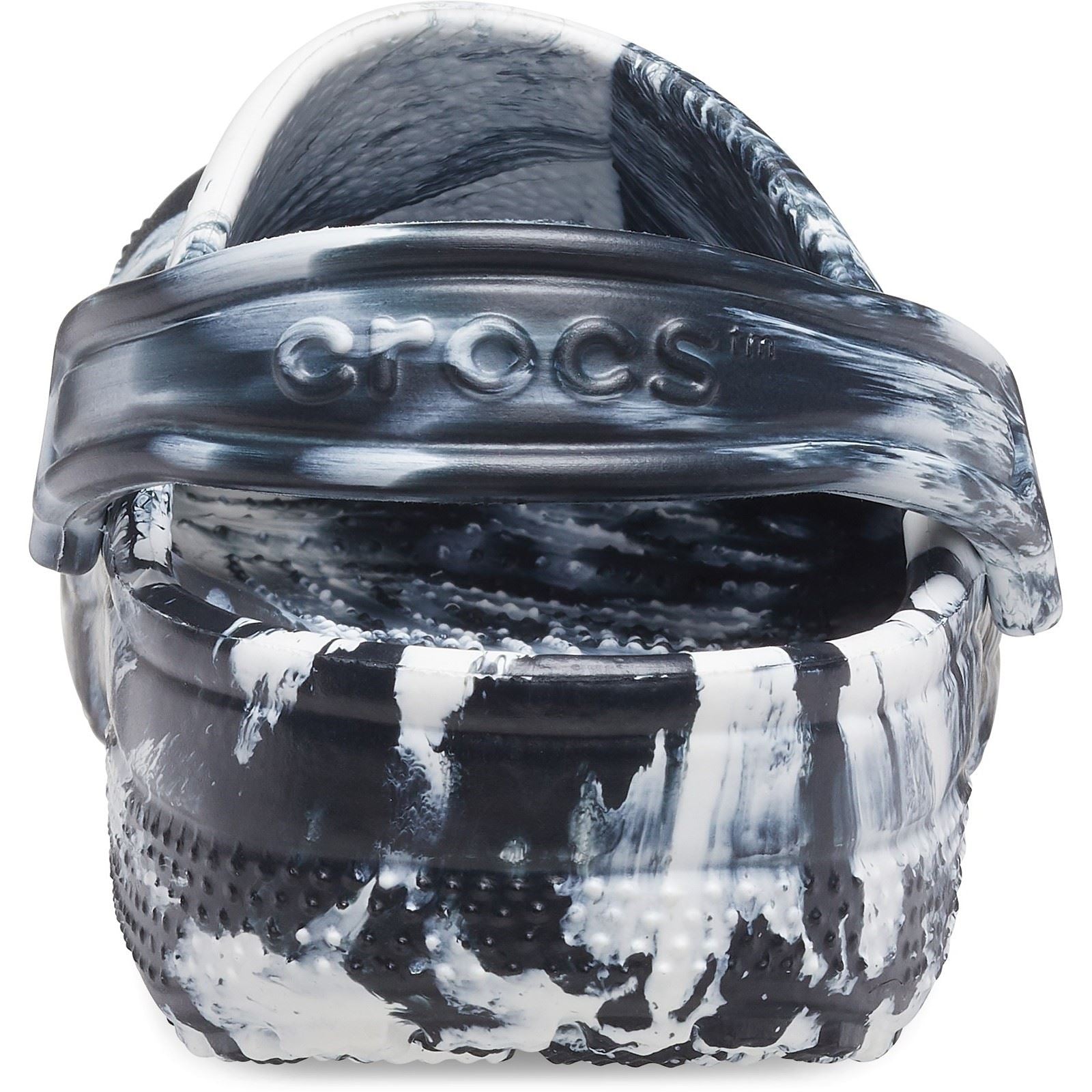 Crocs Marble Thermoplastische Weiße/Schwarze Clogs