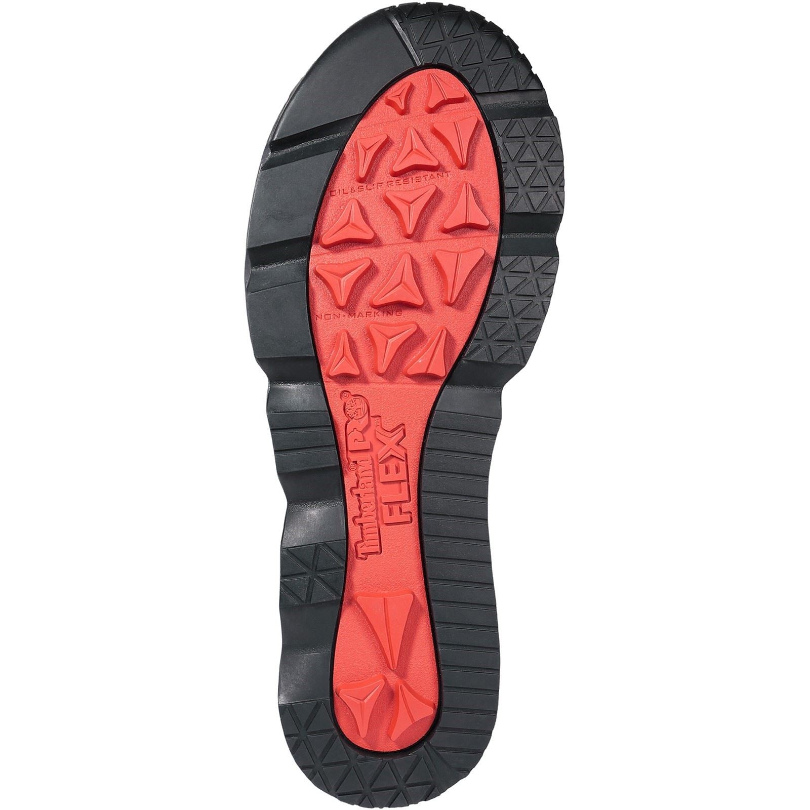 Timberland Pro Morphix 6" Leder Sicherheitsstiefel Schwarz/Rot