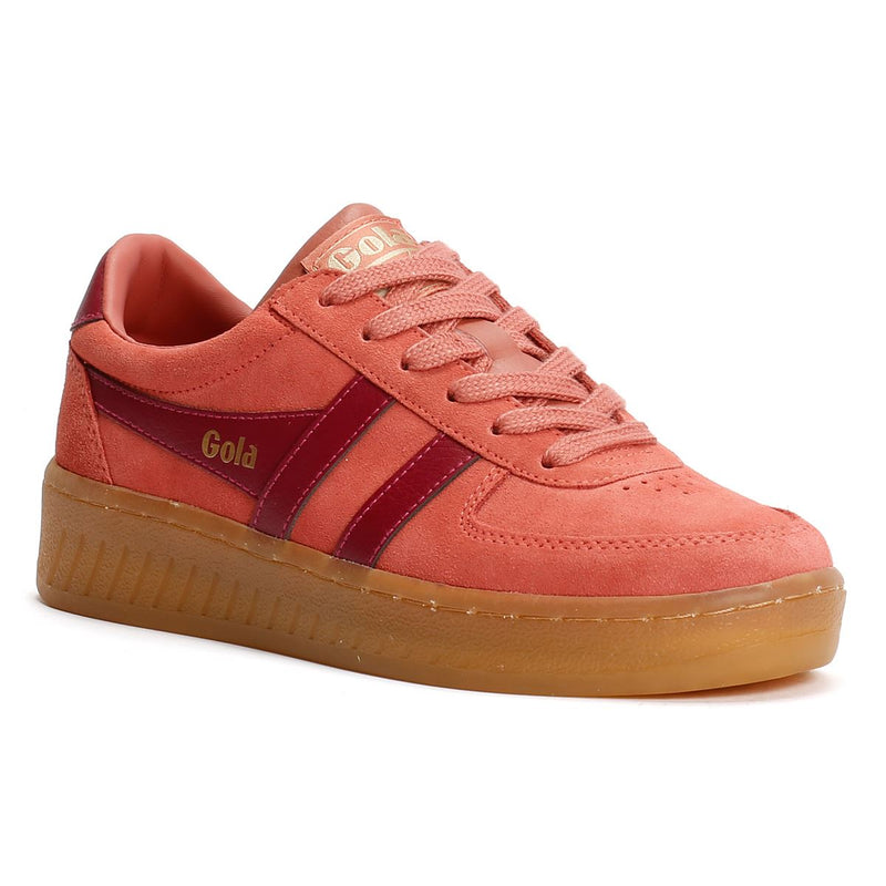 Gola Grandslam Wildleder Damen Rosa Sneakers