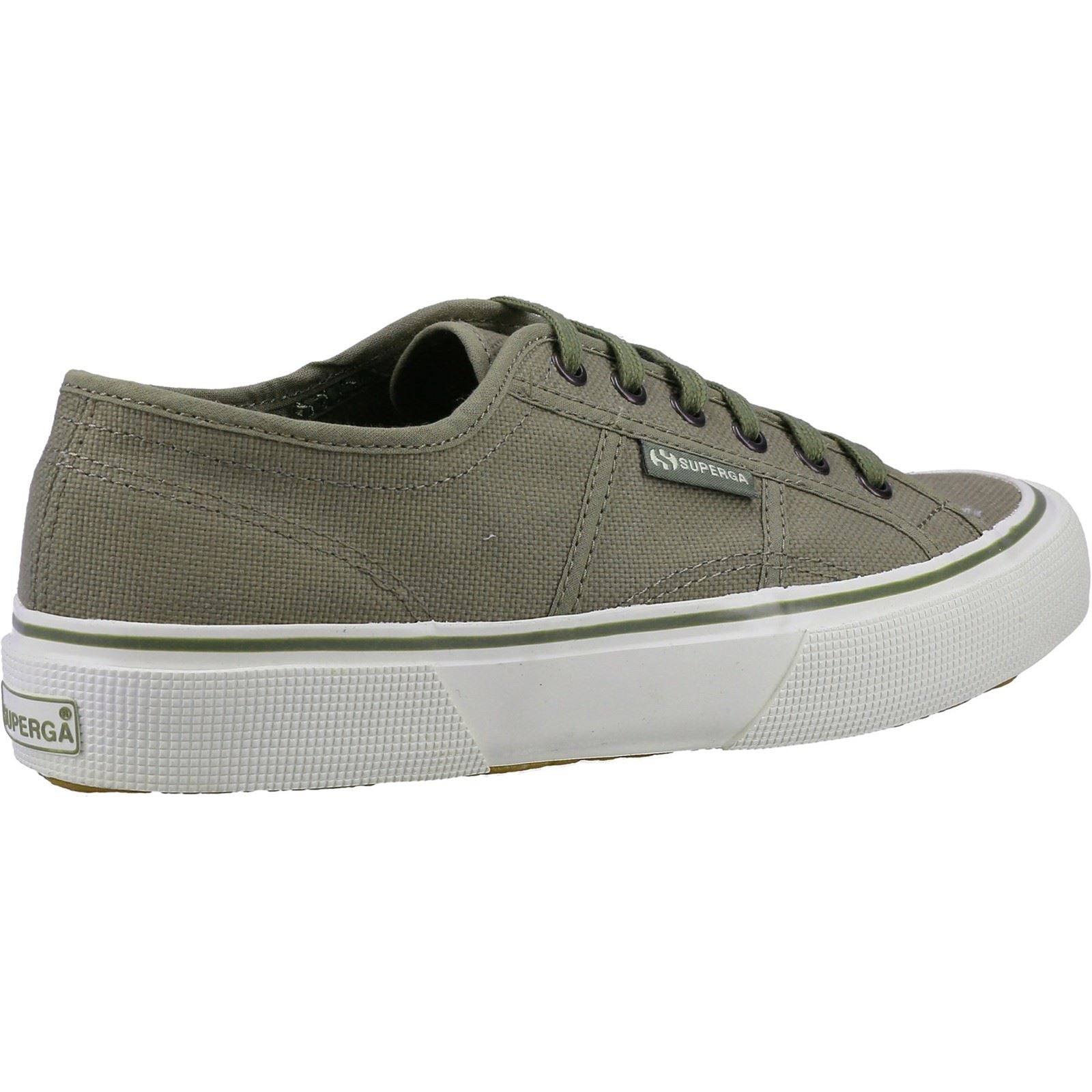 Superga 2490 Bold Baumwoll-Herren-Safari-Sneaker In Grün