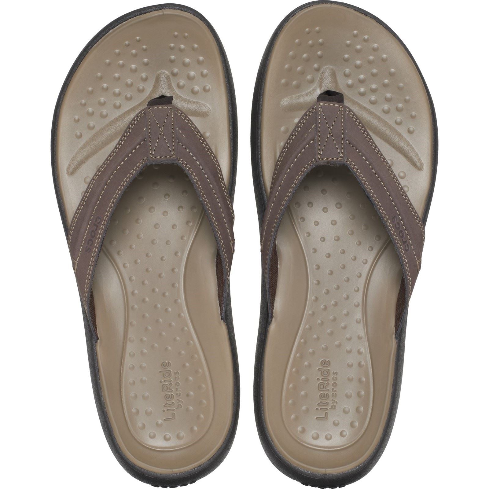 Crocs Yukon Vista II Herren Espresso Zehentrenner Aus Polyurethan