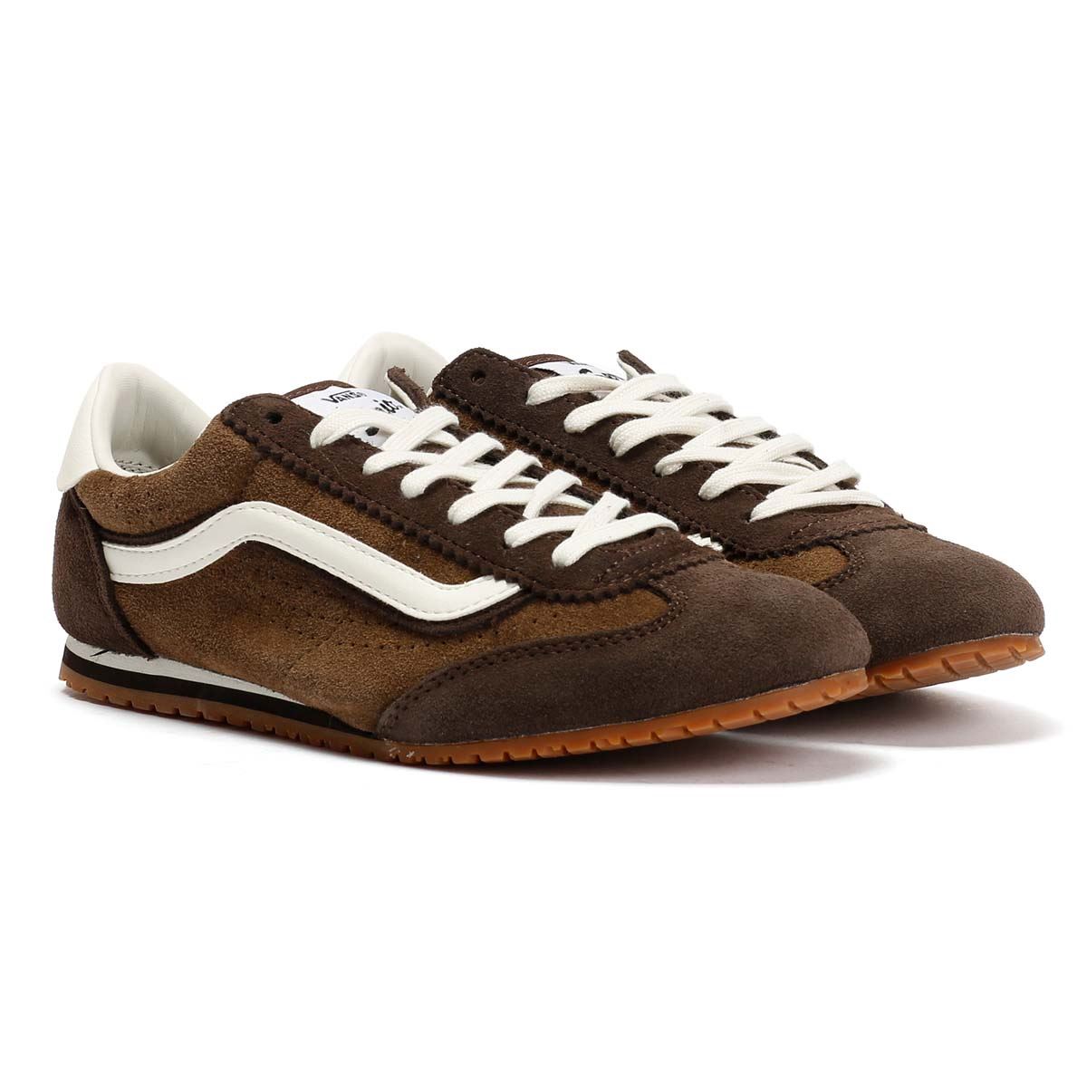 Vans Super Lowpro Wildleder Damen Braune Sneakers