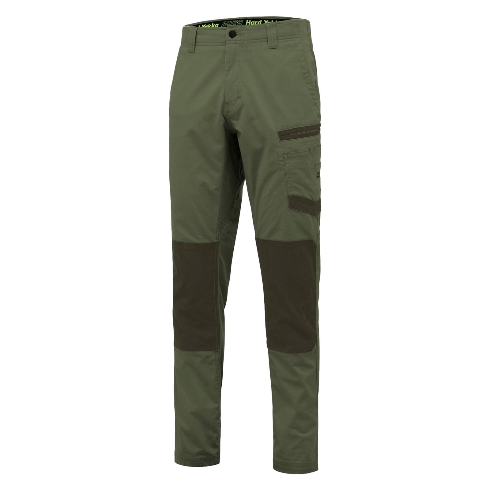Hard Yakka Raptor Active Baumwoll Herren Grün Outdoor Hosen