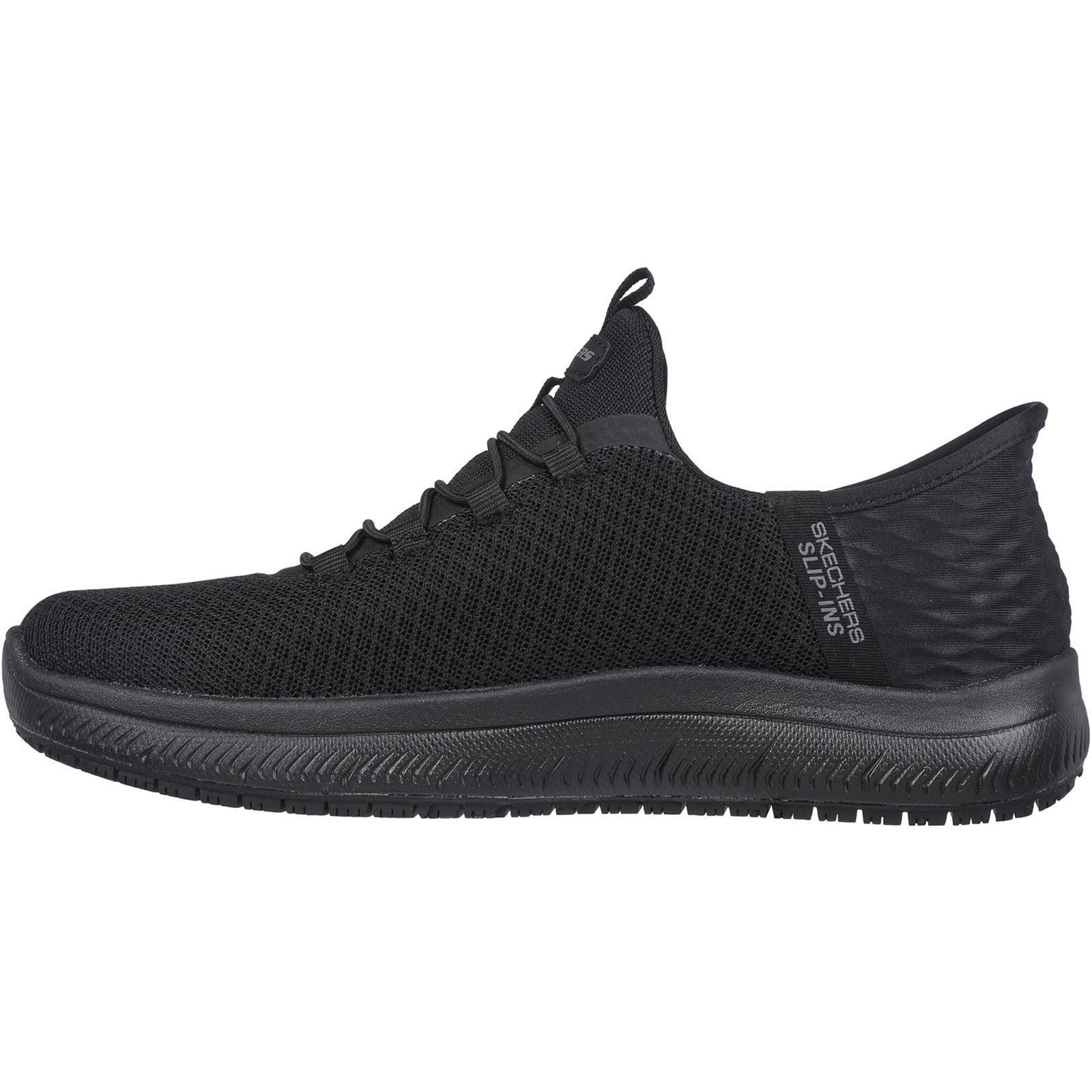 Skechers Workwear Summits SR - Enslee Textil Damen Schwarze Sicherheits Sneakers