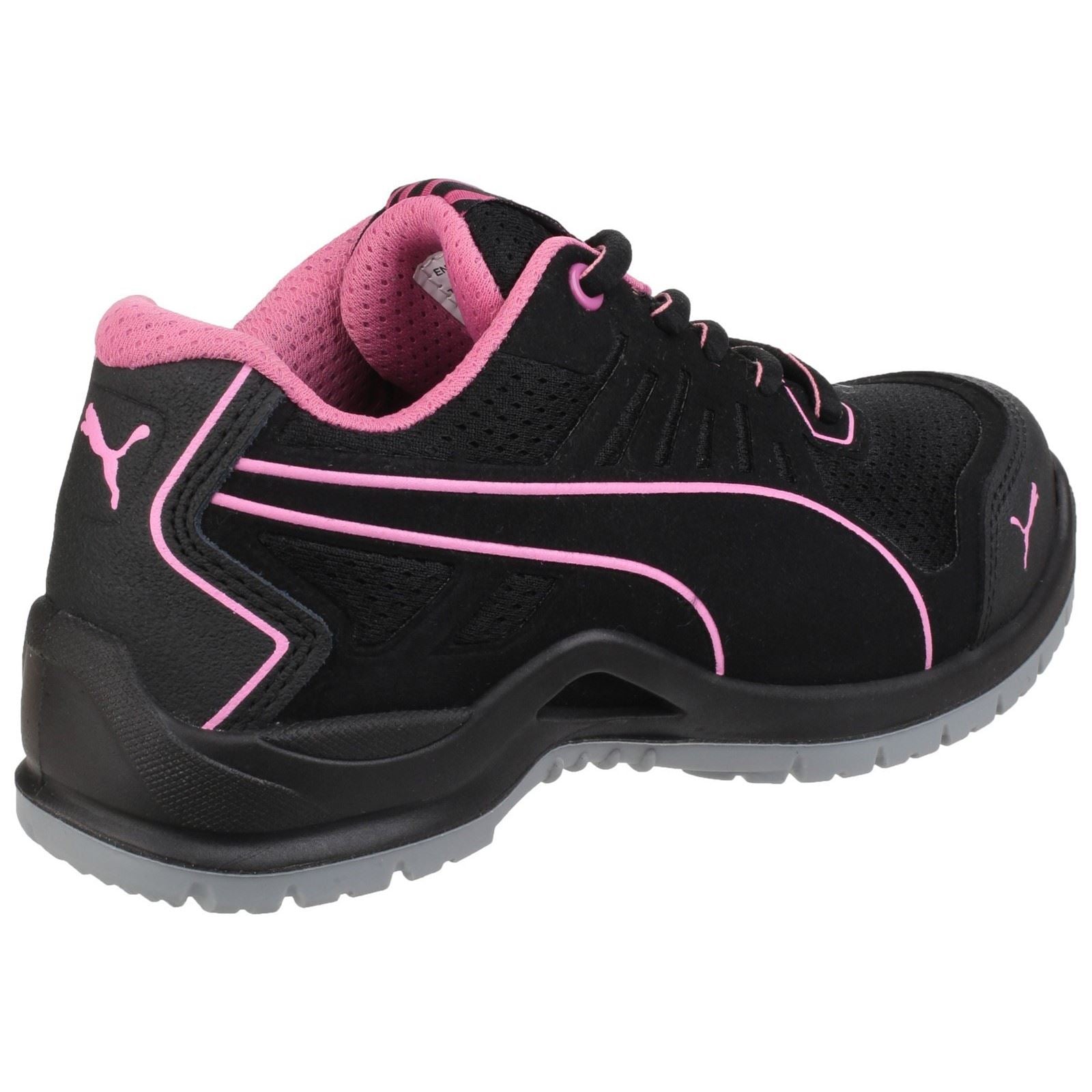 Puma Safety Fuse Tech Textile Damen Schwarze Farbe Sicherheits Sneakers