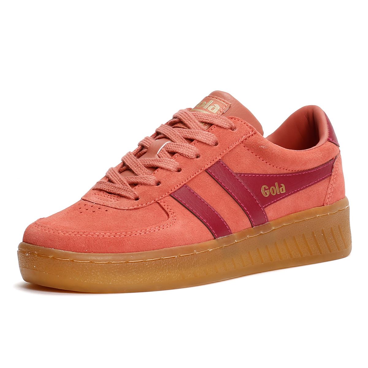 Gola Grandslam Wildleder Damen Rosa Sneakers