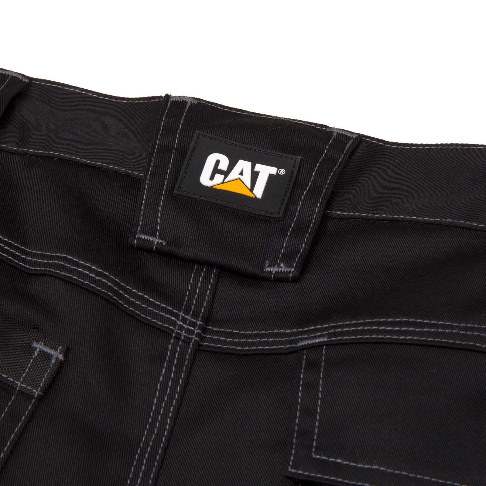 Caterpillar Essential Knee Pocket Stretch Holster Polyester Herren Schwarze Outdoor Hosen