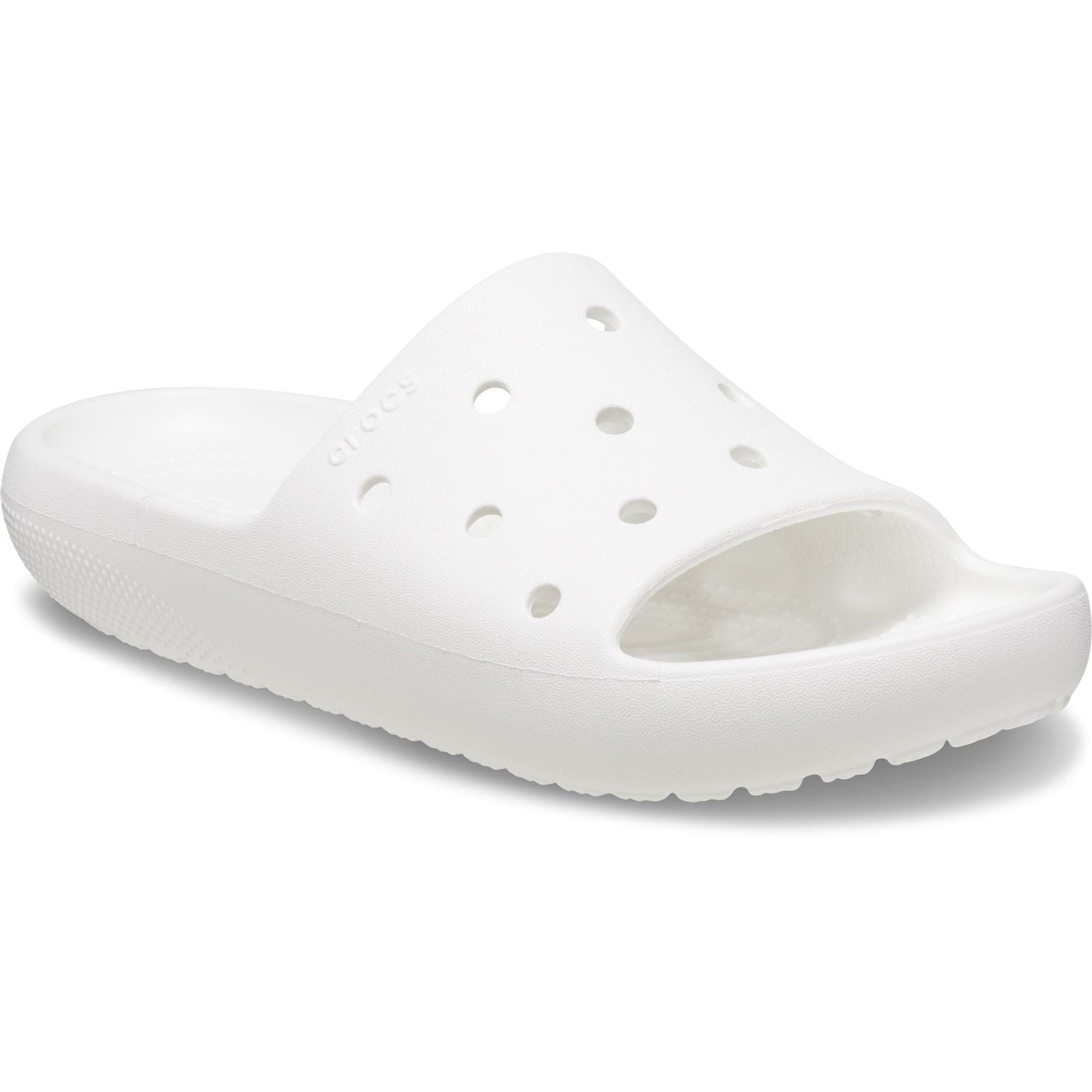 Crocs Classic Slide Thermoplastische Weiße Folien
