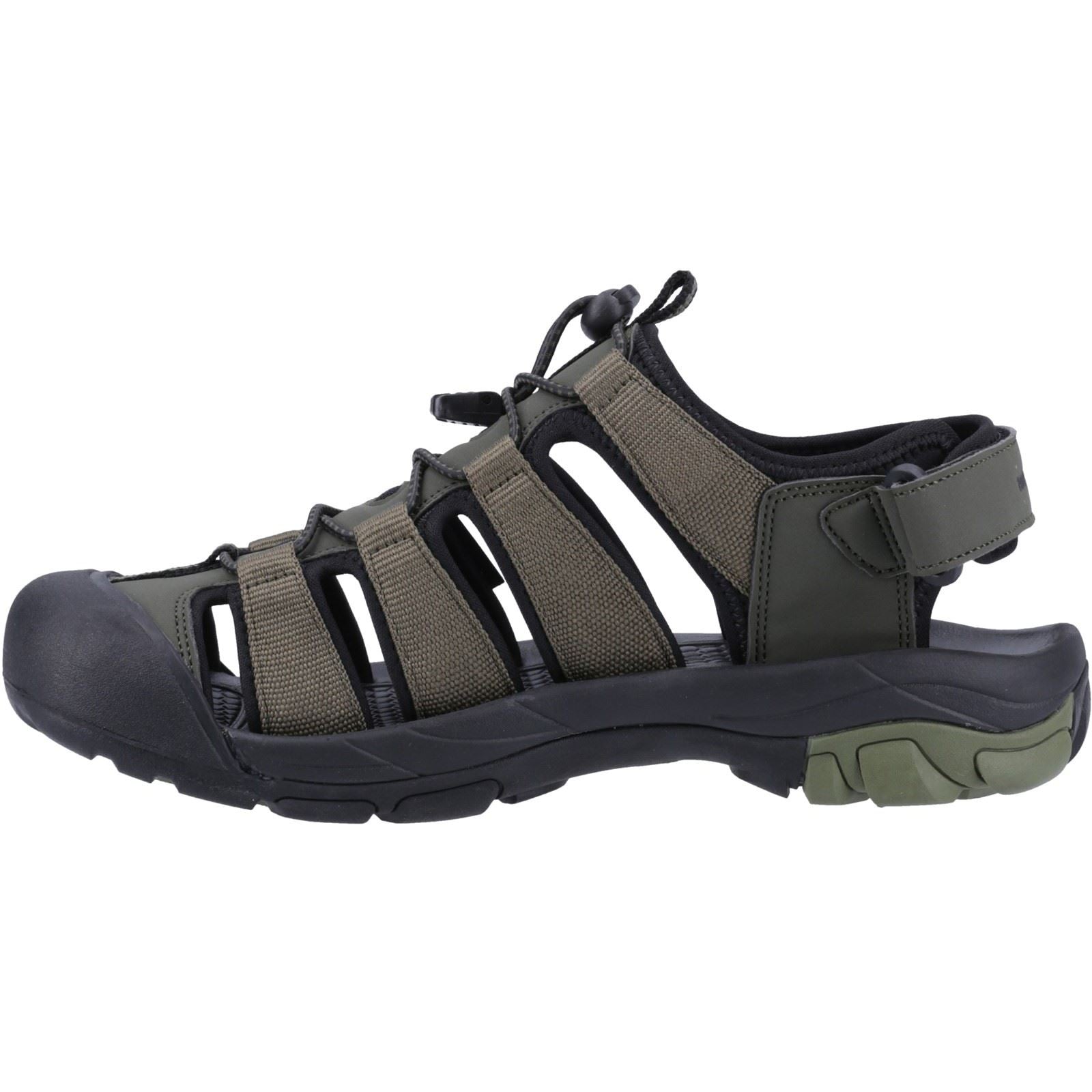 Hush Puppies Peru Polyurethan/Webbing Herren Sandalen In Khaki