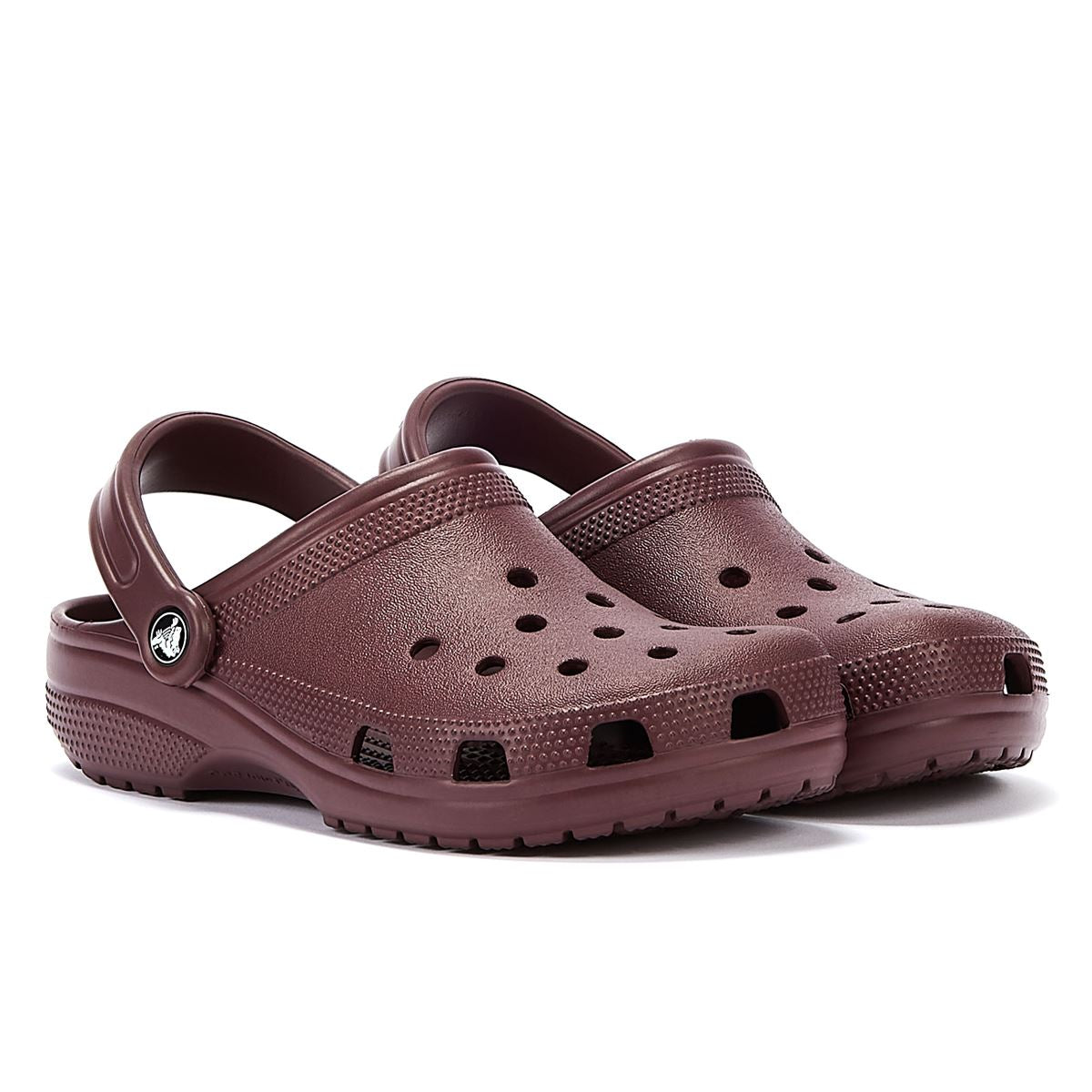 Crocs Classic Clog Dark Cherry Damen-Sandalen In Kirschrot