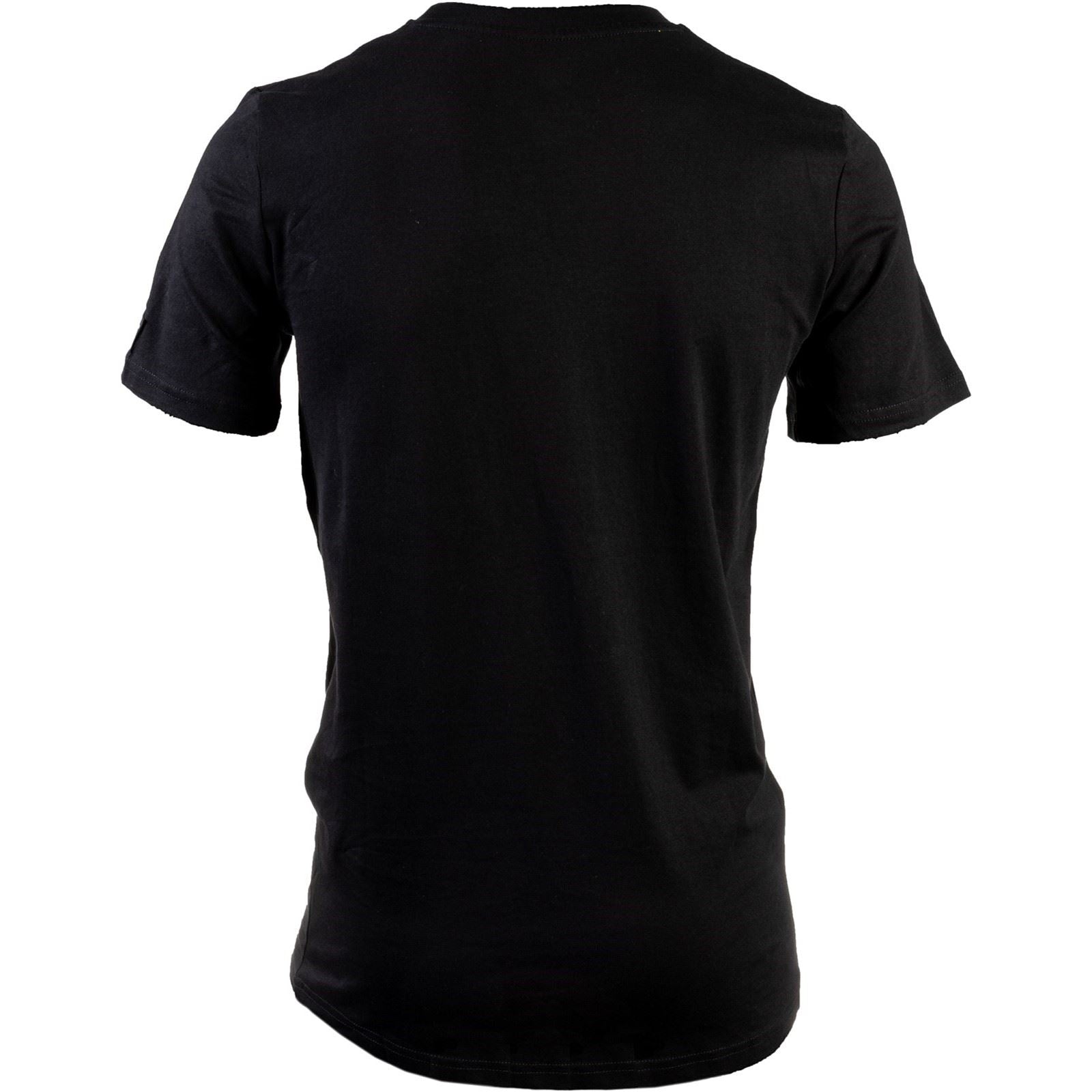 Caterpillar Essentials Short Sleeve Baumwoll Männer Schwarze Farbe Kurzarm-T-Shirts