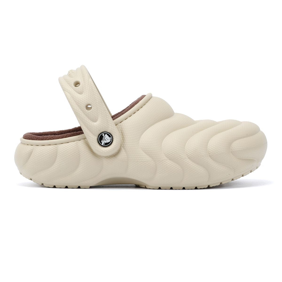 Crocs Classic Lined Overpuff Damen Beige Schuhe