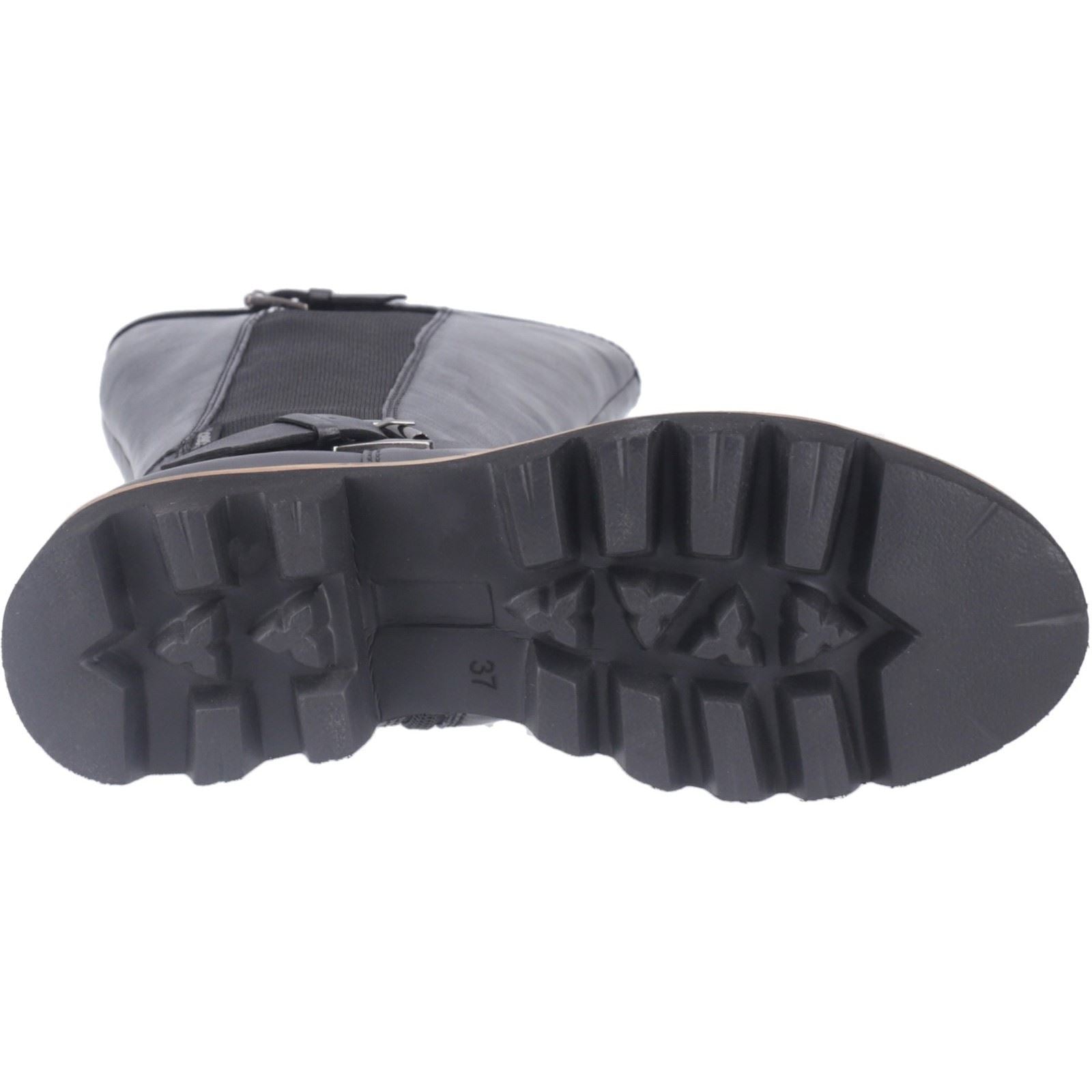 Pod Aleena Kunstleder Damen Schwarze Stiefel