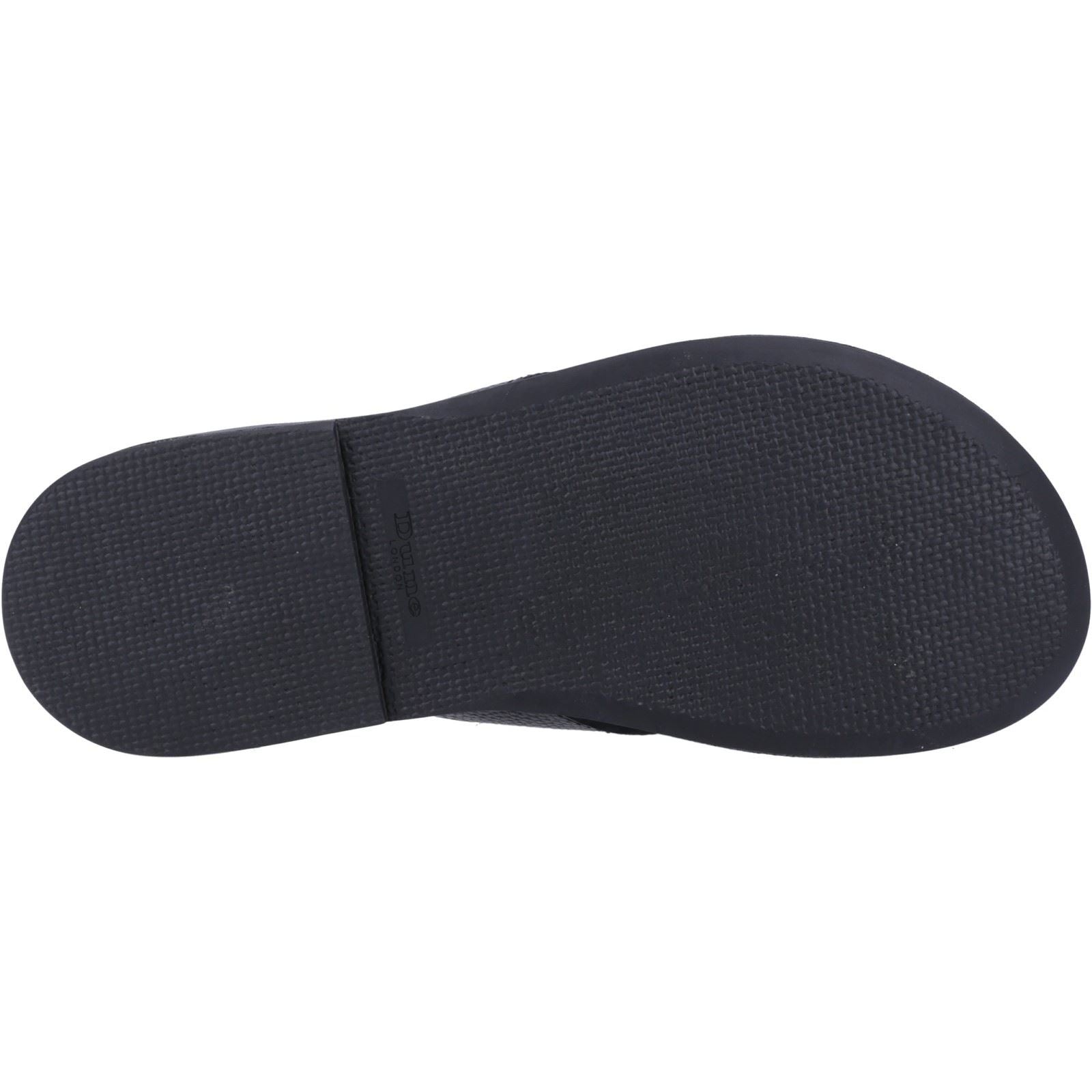 Dune Freds Leder Damen-Schwarz Flip-Flops