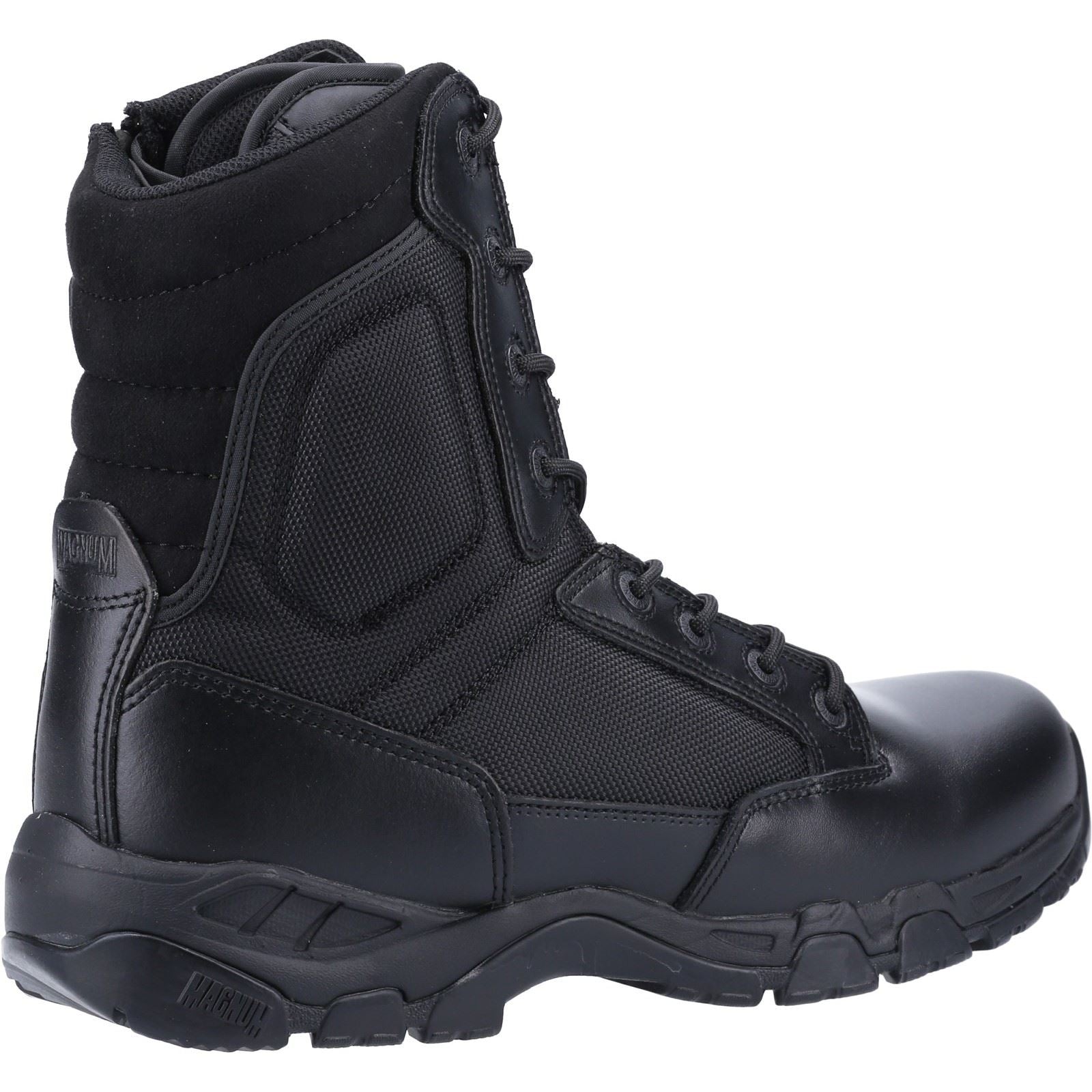 Magnum Viper Pro Acht Komma Null Plus Seitenreißverschluss Leder Schwarz Sicherheitsstiefel