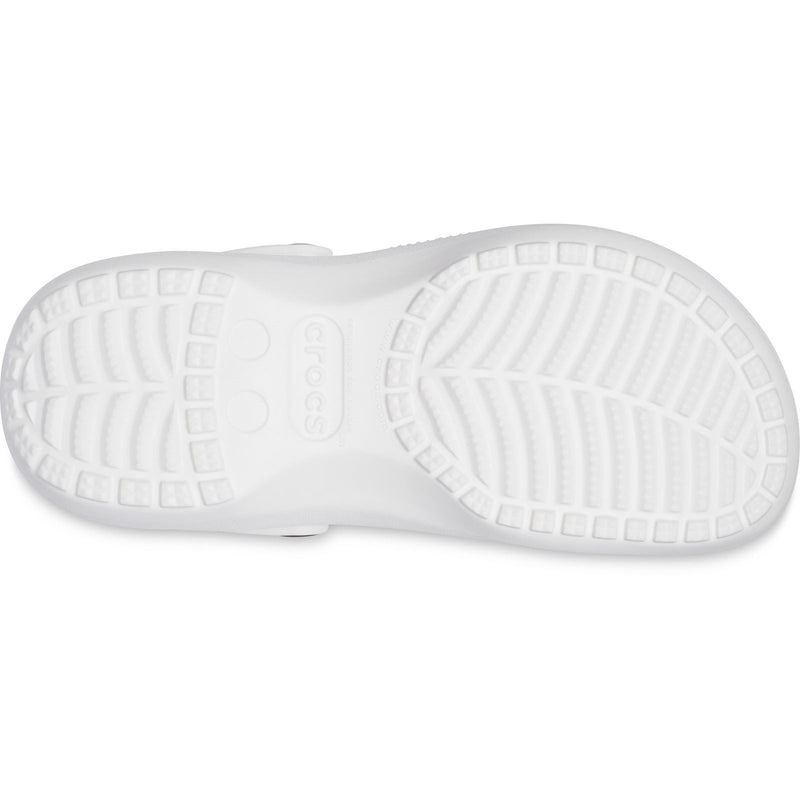 Crocs Classic Platform Damen Clogs Aus Thermoplastischem Material In Weiß