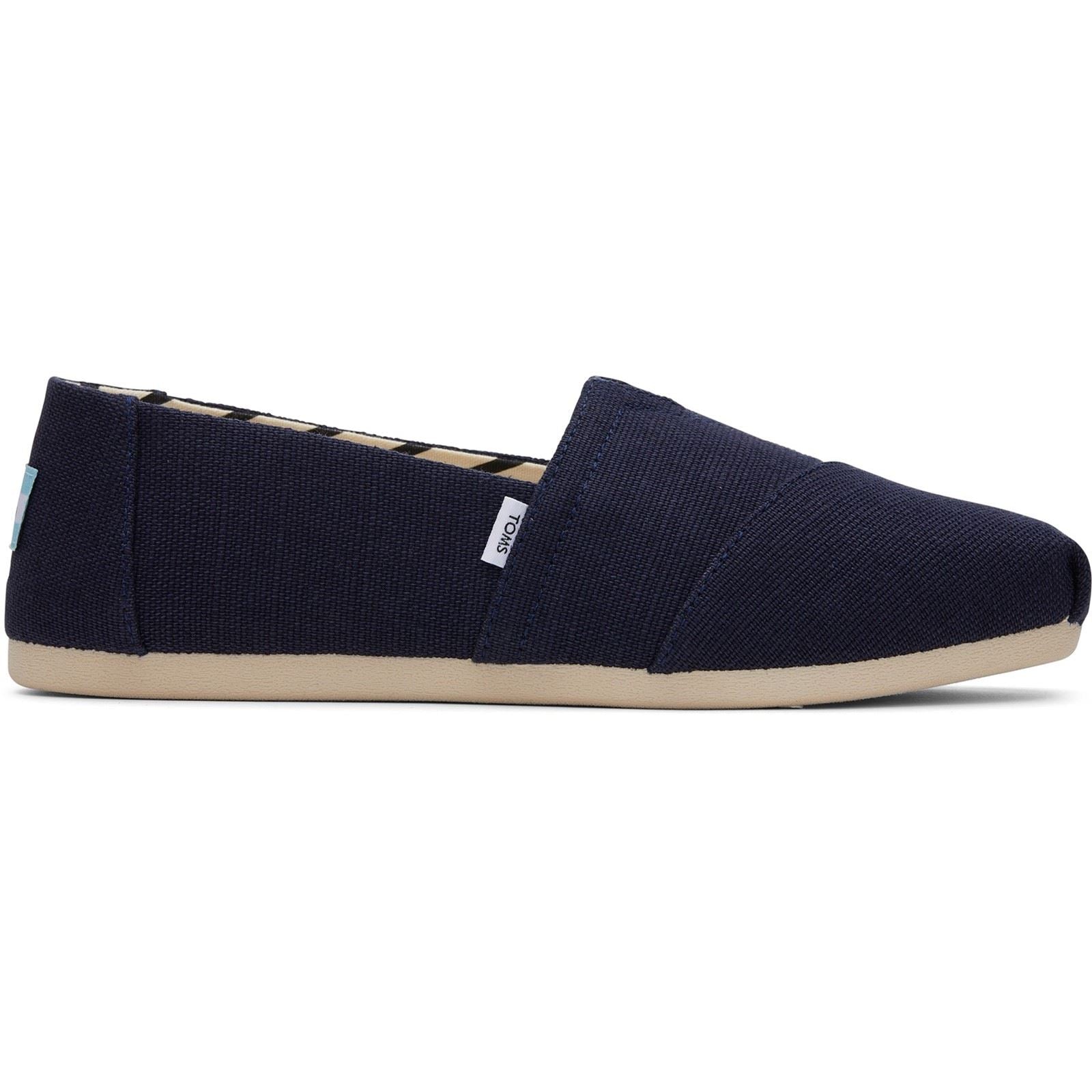 TOMS Alpargata Classic Baumwoll Damen Navy Espadrilles
