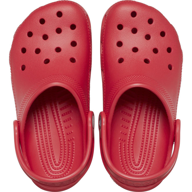 Crocs Toddler Classic Croslite Gummischuhe In Varsity Rot